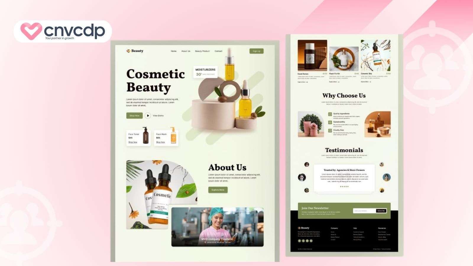 Mau Landing Page combo best seller