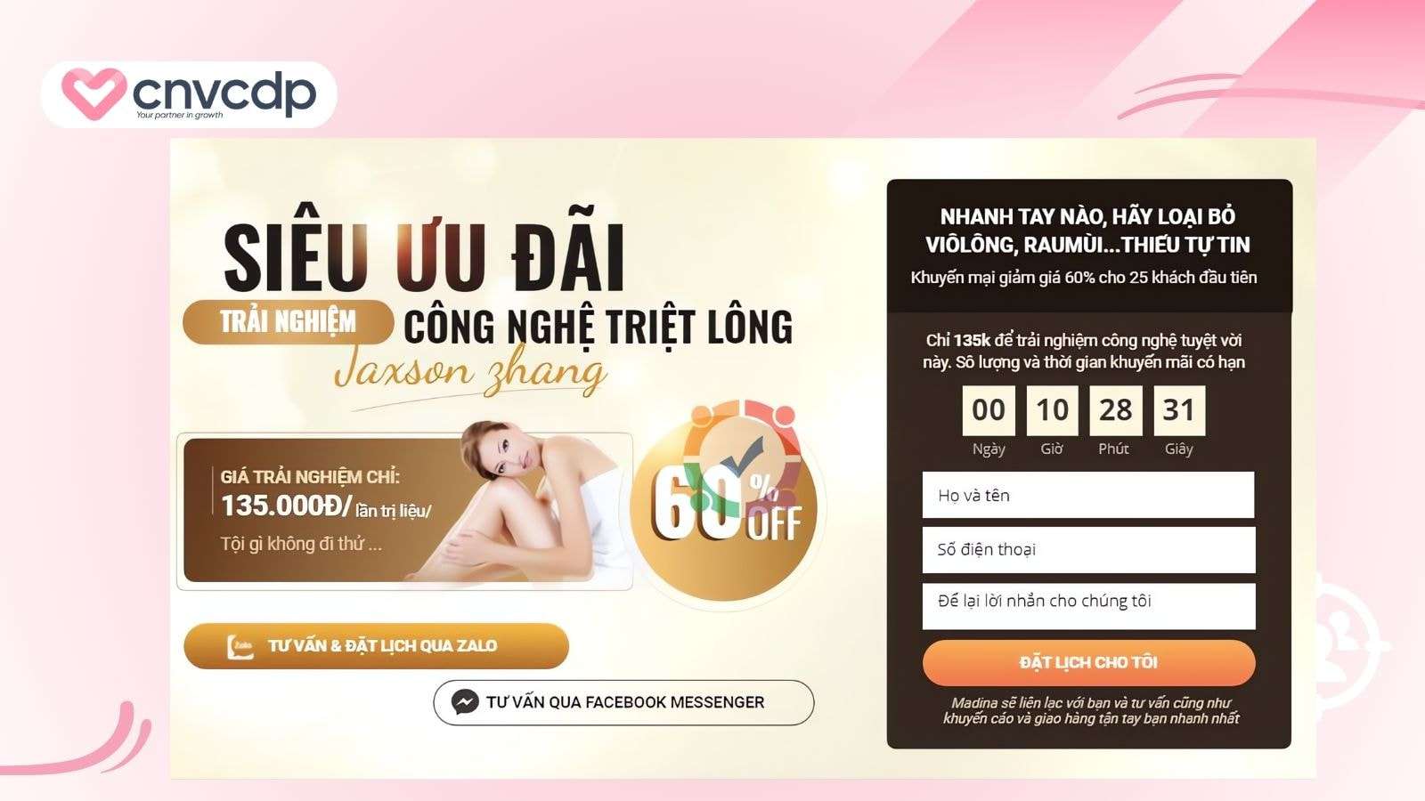 Mau Landing Page khuyen mai minigame thu lead