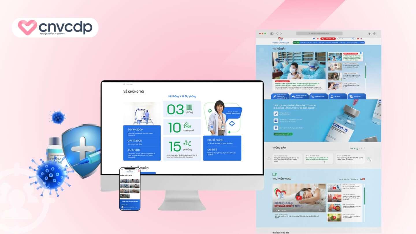 15+ mẫu Landing Page miễn phí và chuyên nghiệp cho doanh nghiệp 15 Y te va y duoc