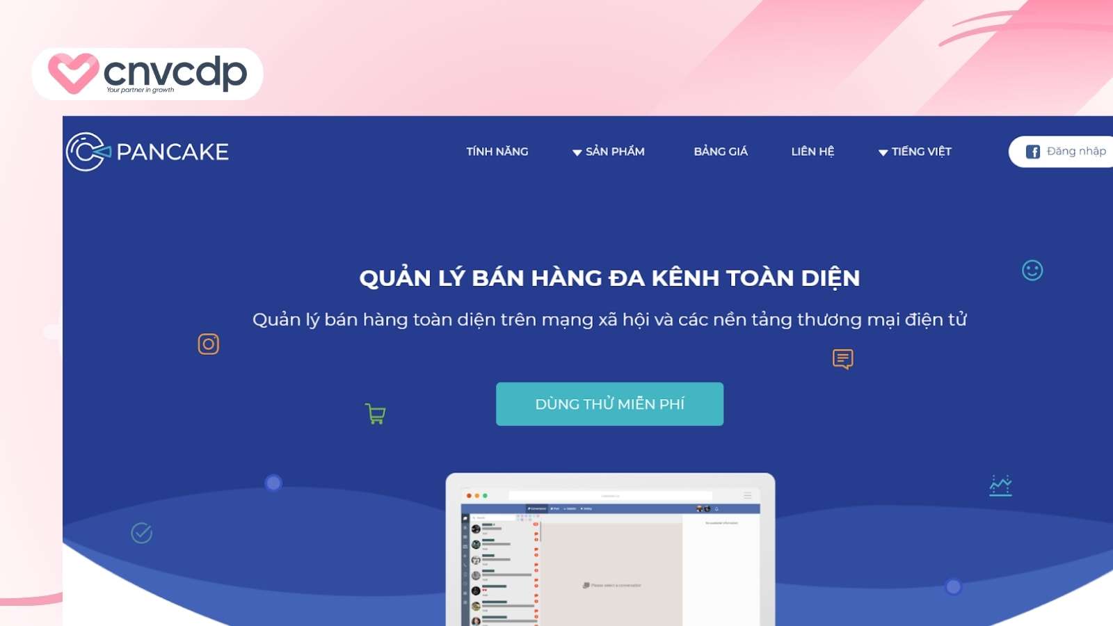 Pancake – Mien phi voi van chuyen giao hang nhanh