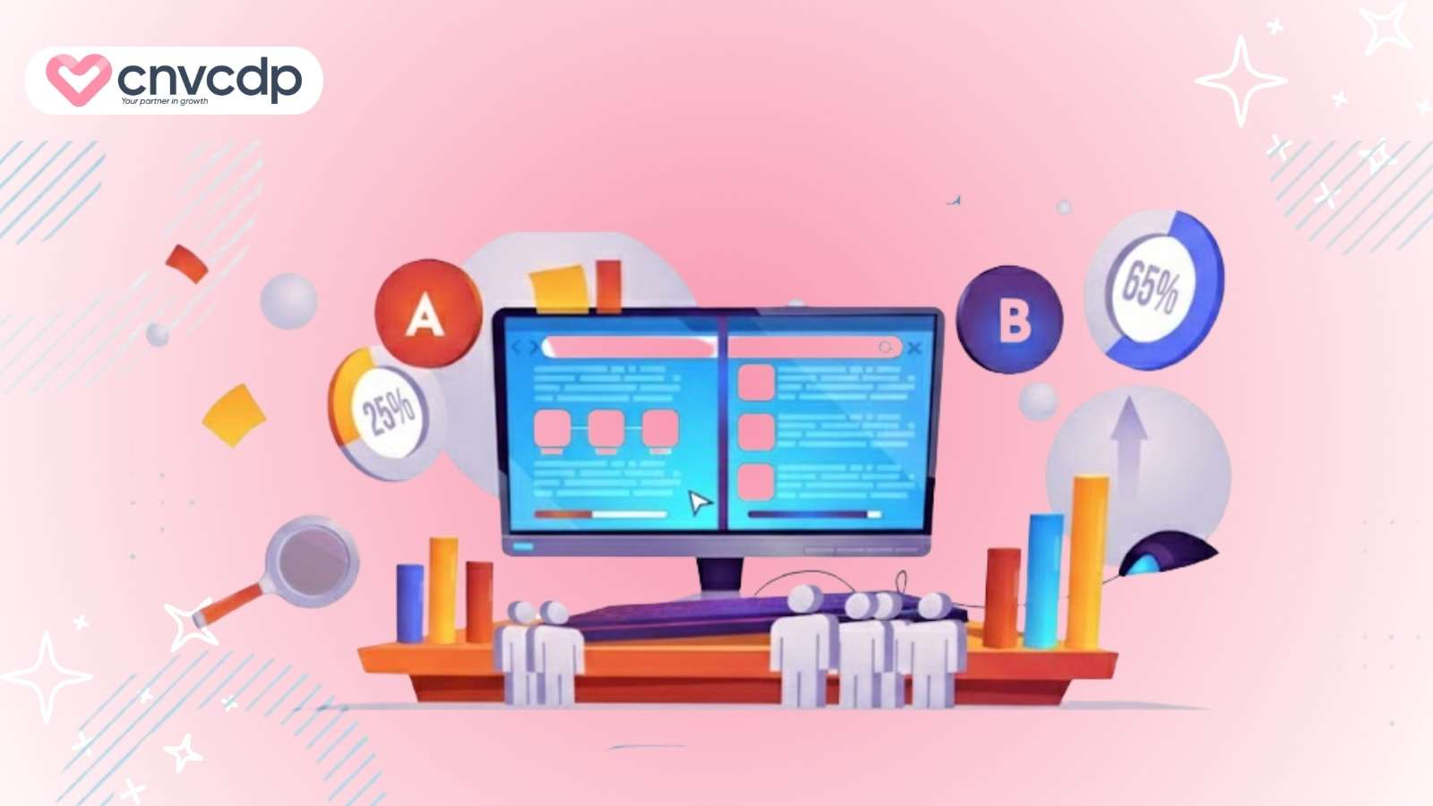 Cách tối ưu chi phí marketing, tăng hiệu quả kinh doanh cho doanh nghiệp 7 Ap dung A B Testing va phan tich du lieu