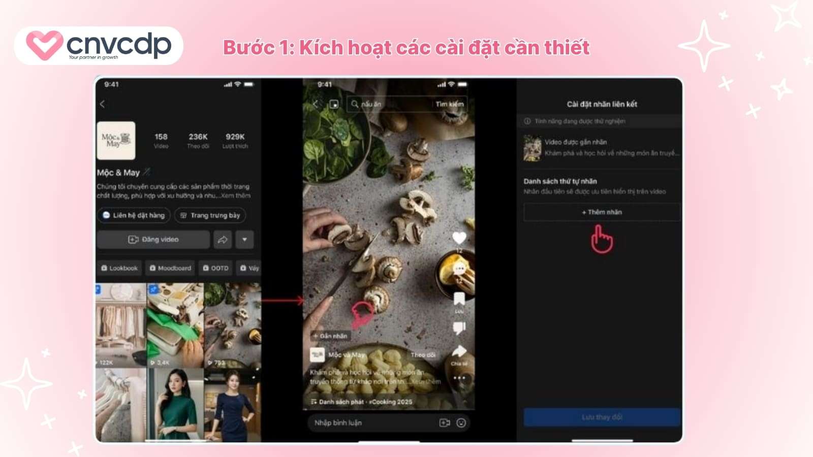 Buoc 1 Kich hoat cac cai dat can thiet