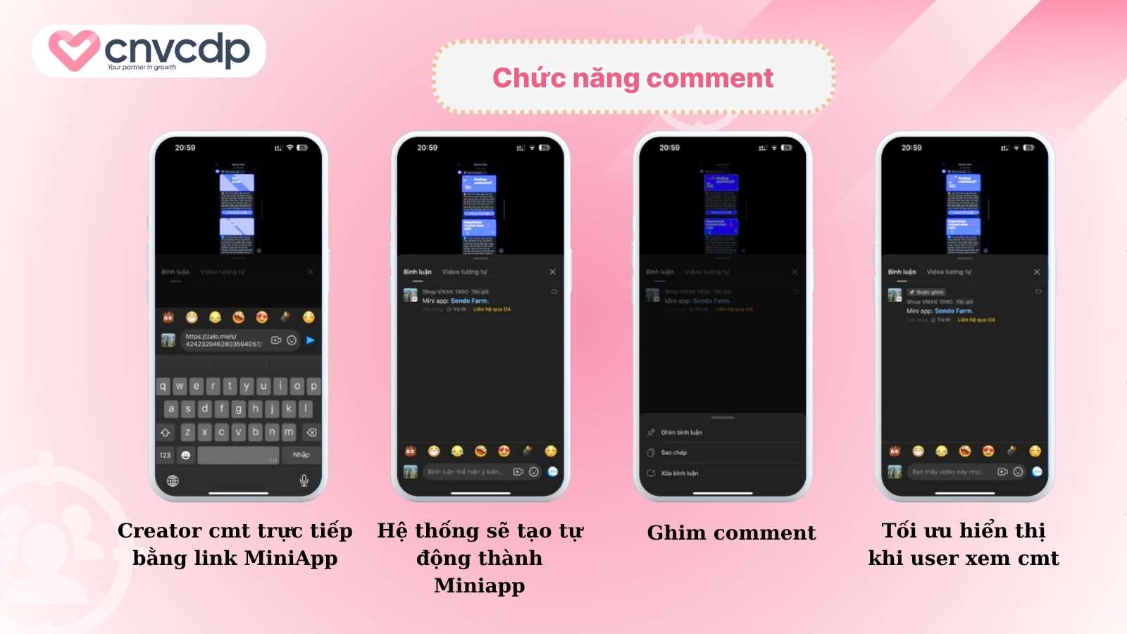 Cách kiếm tiền Affiliate trên zalo video dễ làm không cần đầu tư 13 Dan link Mini App trong binh luan
