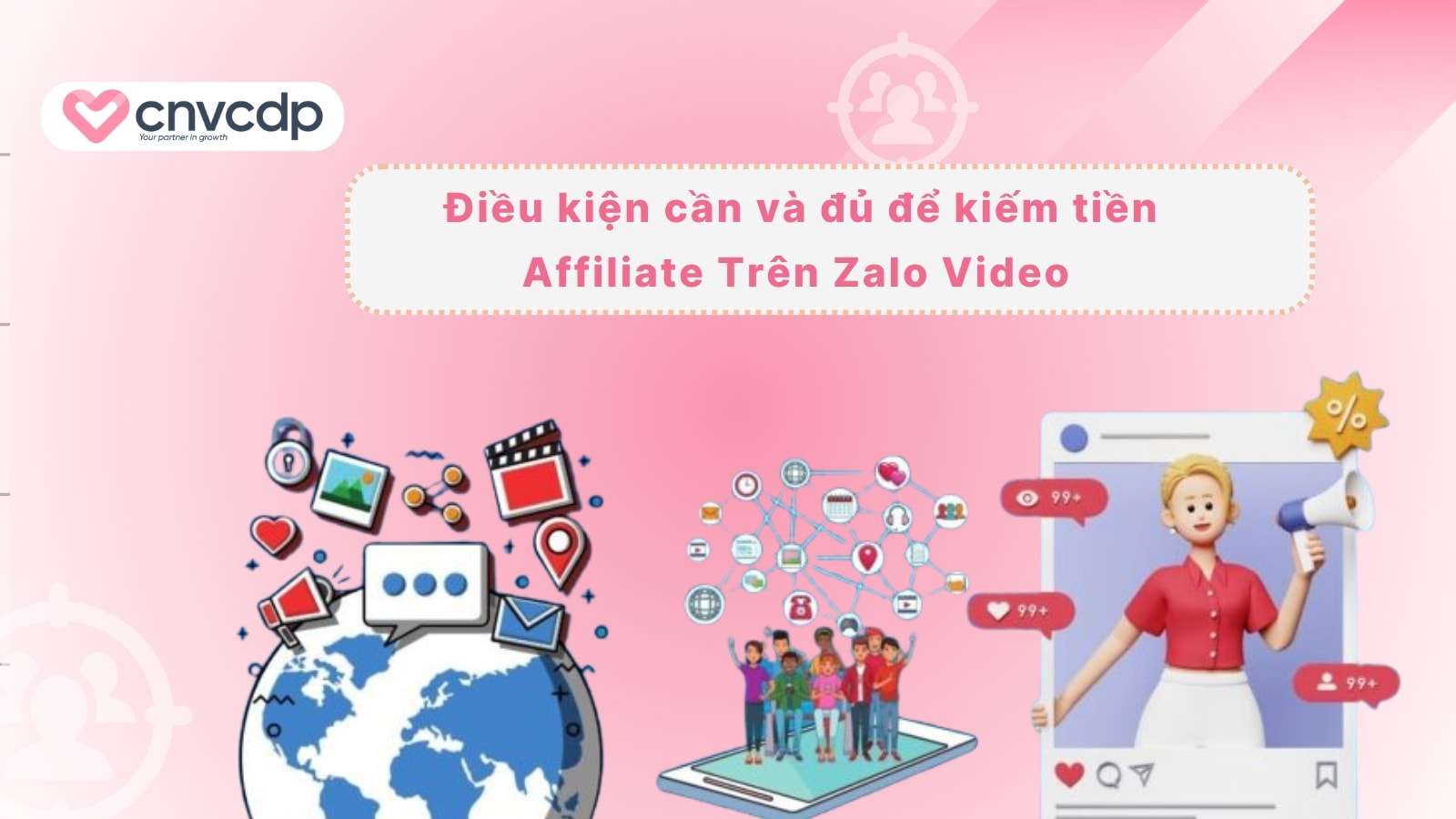 Cách kiếm tiền Affiliate trên zalo video dễ làm không cần đầu tư 5 Dieu kien can va du de bat dau kiem tien Affiliate Tren Zalo Video