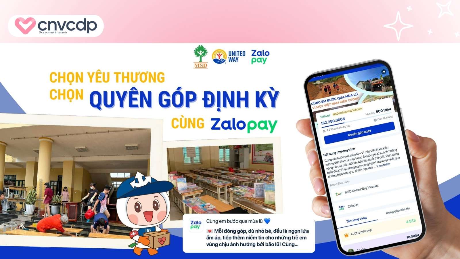 Zalo video có kiếm tiền được không? Cách kiếm tiền hiệu quả từ Zalo 7 Gay quy cong dong Donation qua Zalo Pay