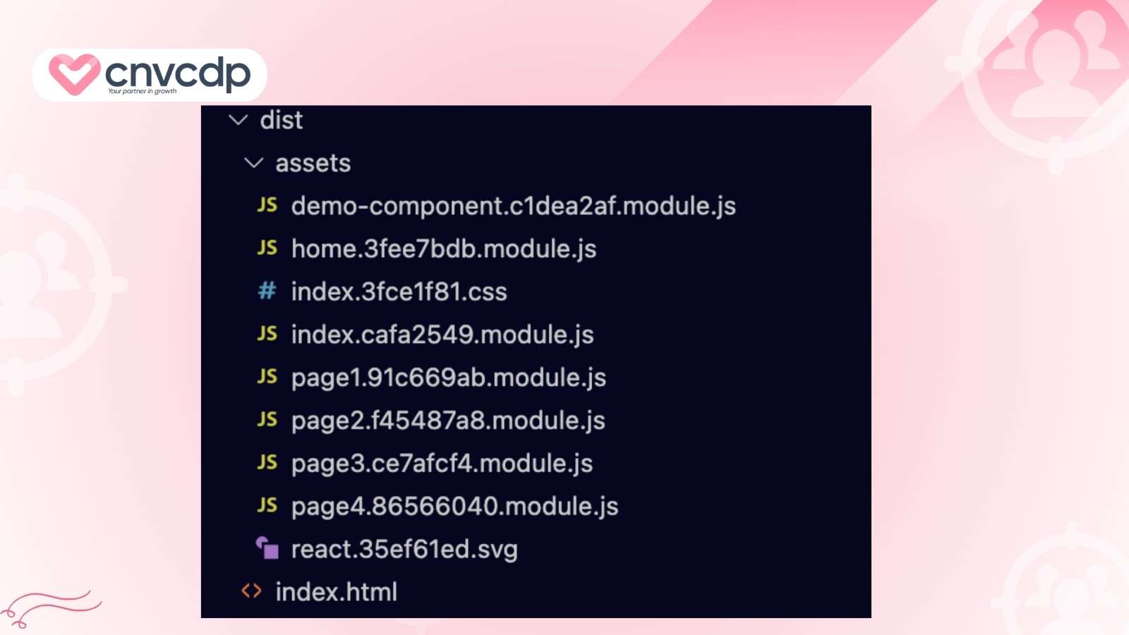 Khai bao cac assets can thiet trong app config json