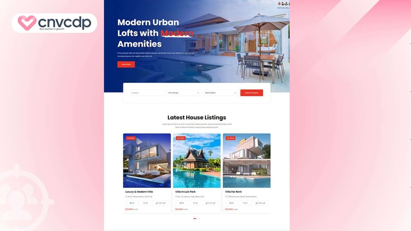 Landing Page cho Mua Ban nha cu