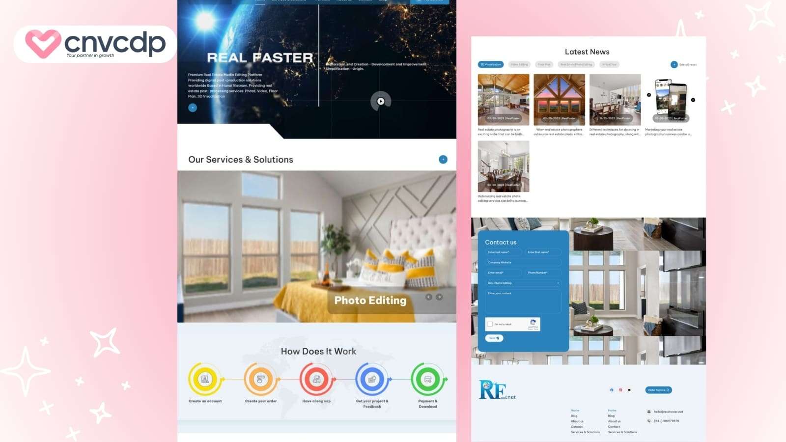 Landing Page cho mua nha dat cap nhat lien tuc