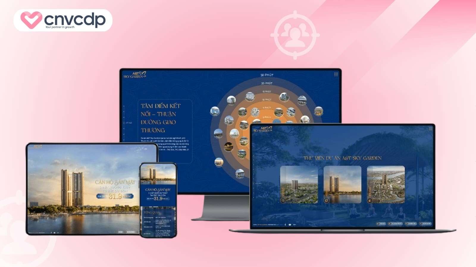 Landing Page du an cao cap