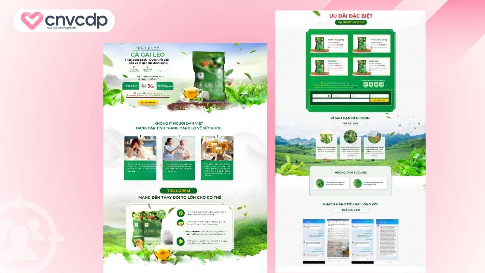 Mau Landing Page Thuc pham bo sung dinh duong