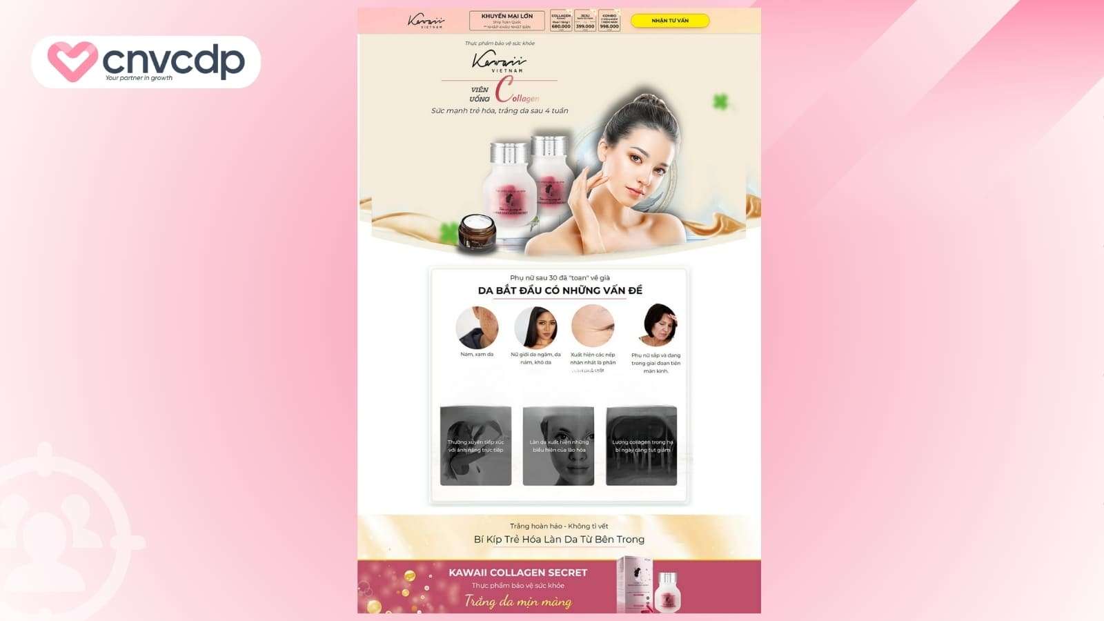 Mau Landing Page Vitamin tang cuong suc khoe