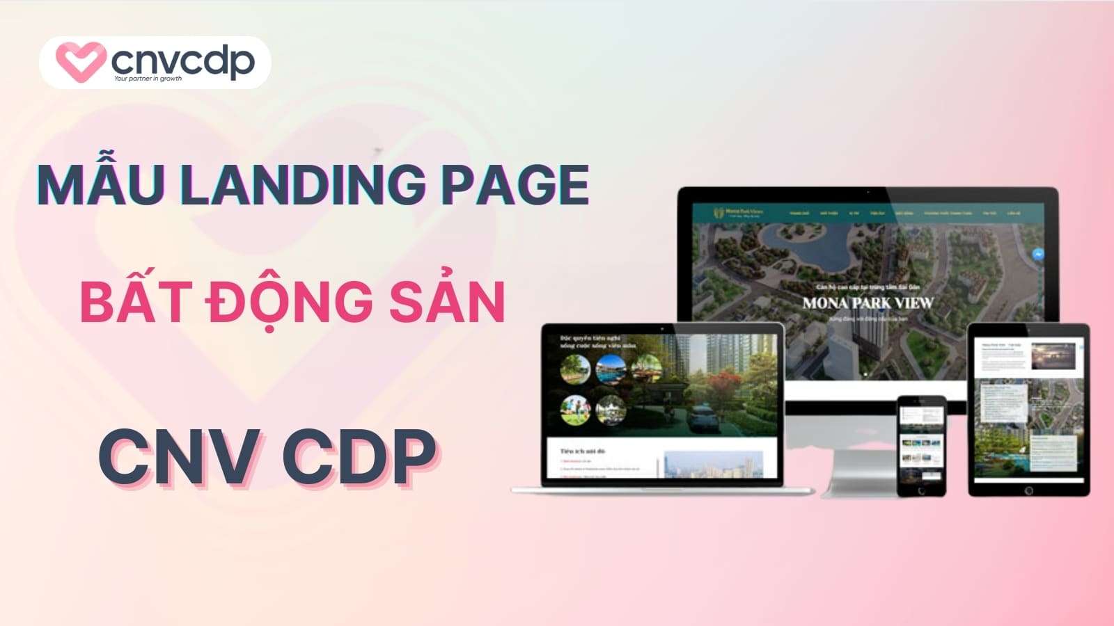 Mau landing page bat dong san