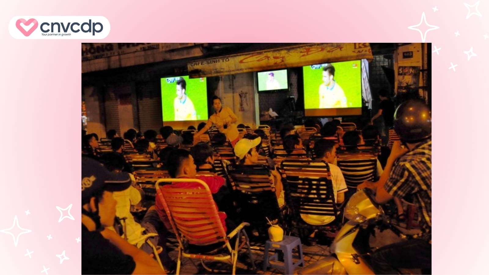 Mô hình kinh doanh quán cà phê bình dân đẹp, tiết kiệm chi phí 5 Mo hinh quan ca phe bong da