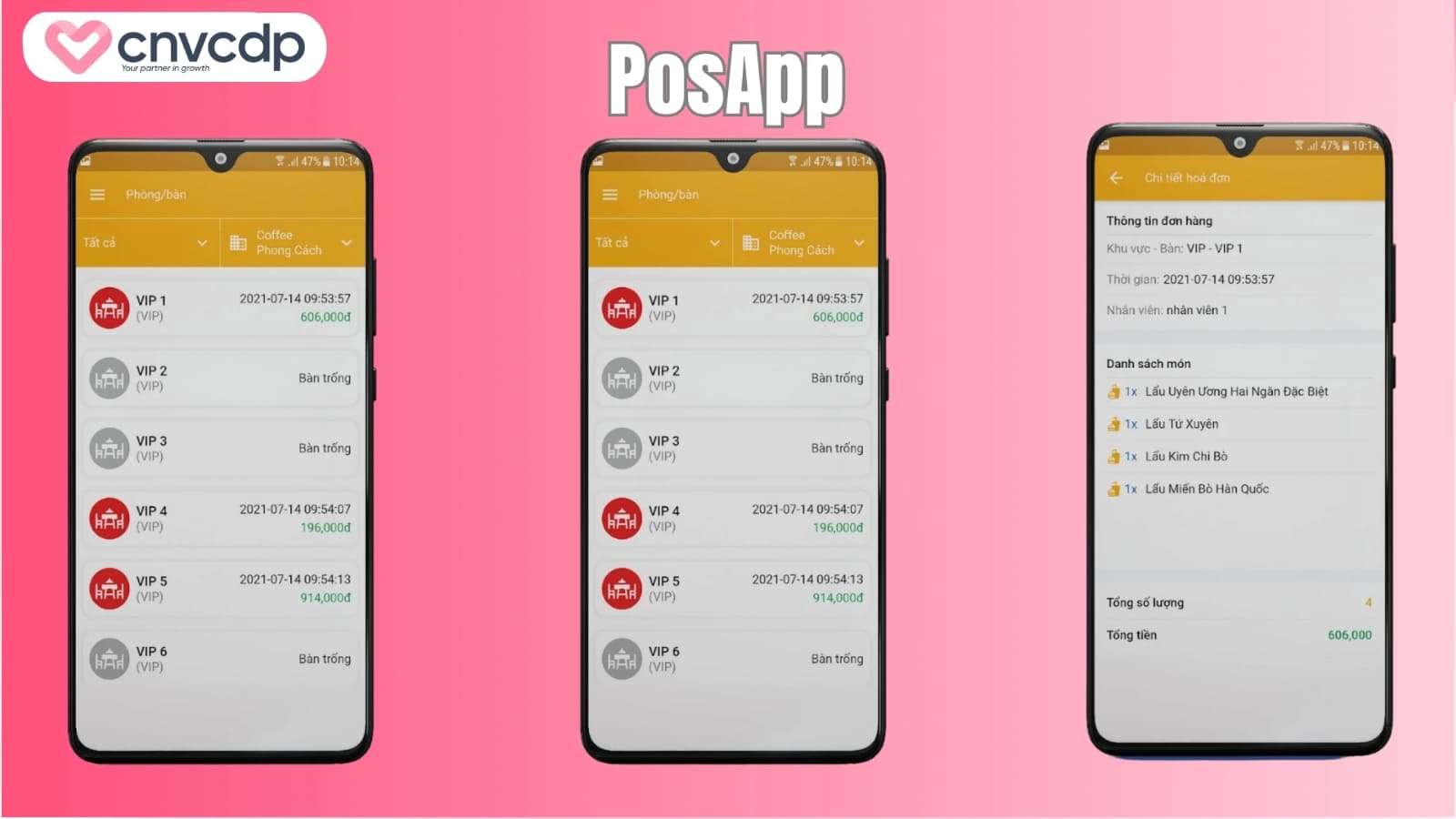 PosApp App quan ly ban hang cho dien thoai