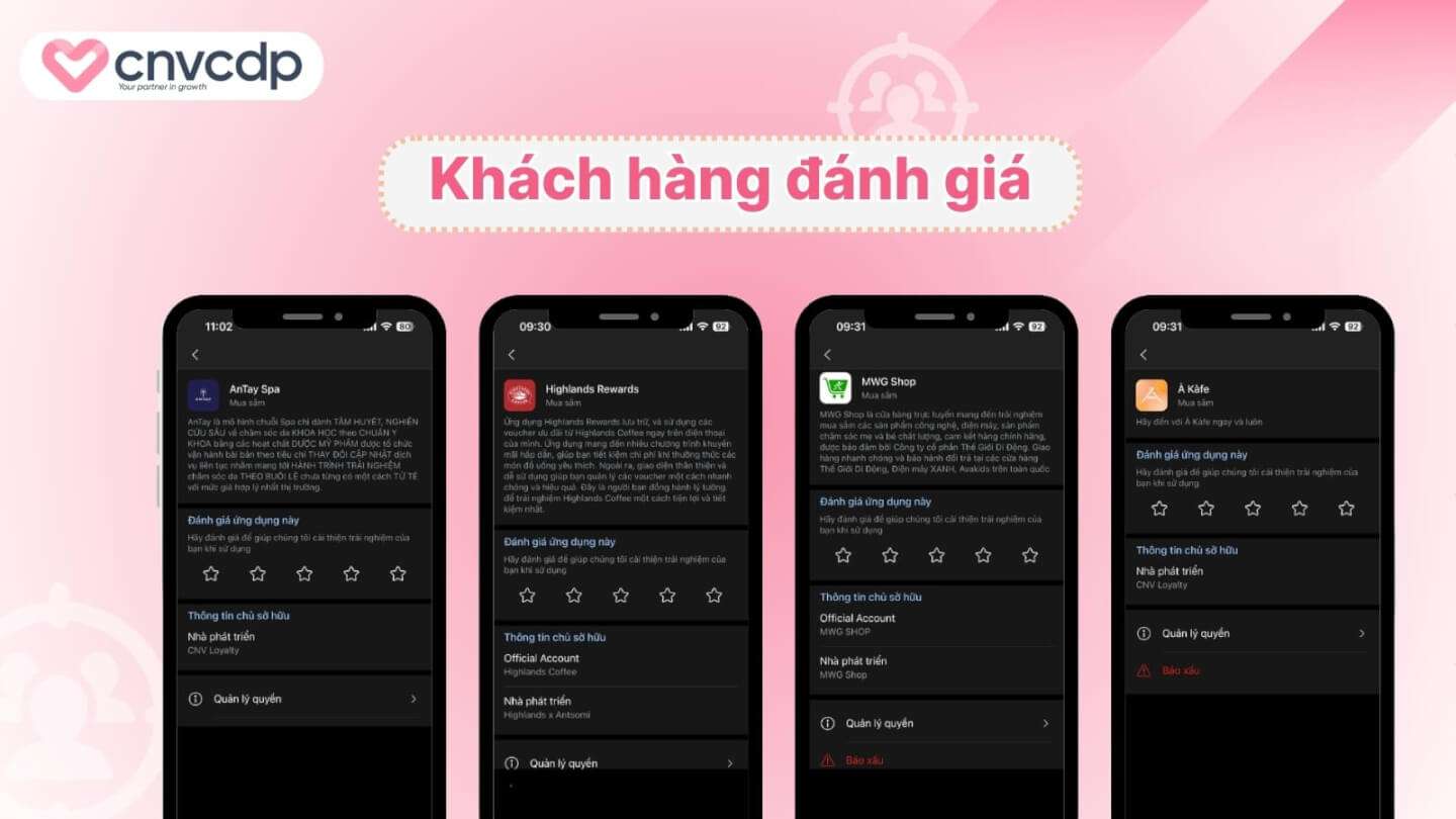 Bí quyết tối ưu thuật toán hiển thị của Zalo cho doanh nghiệp 7 Khach hang danh gia