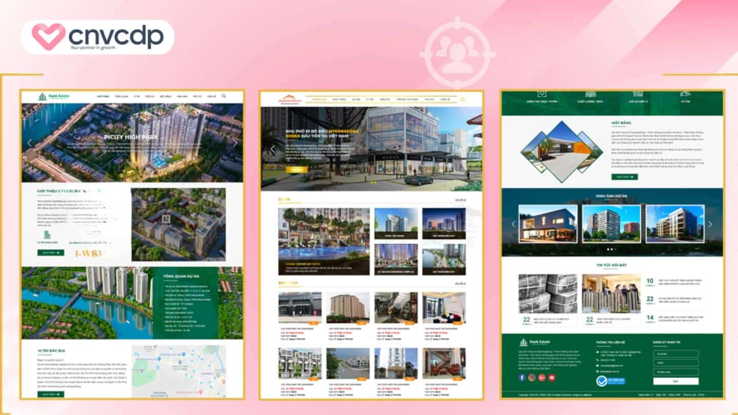 Landing page bat dong san