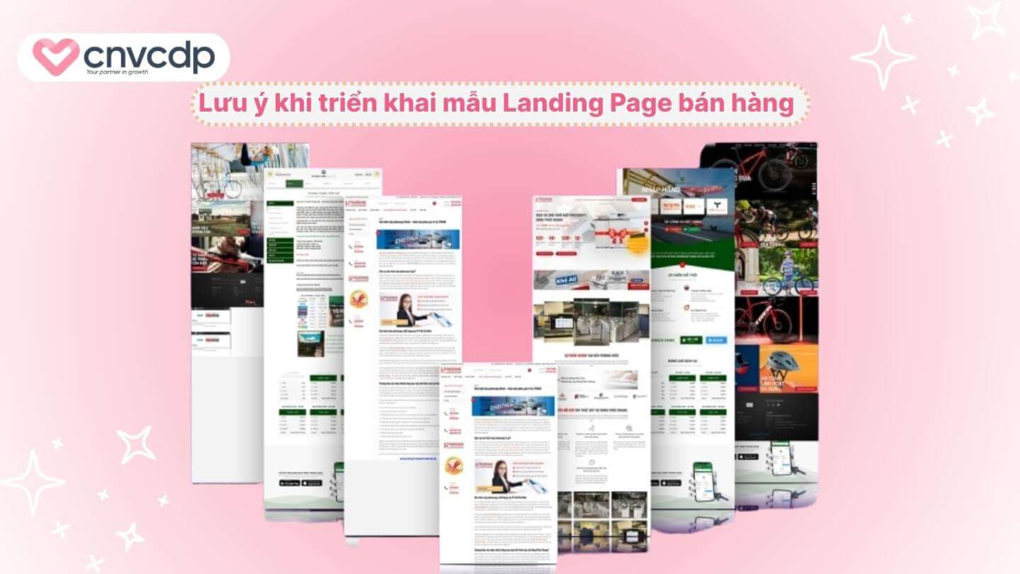 Mẫu Landing Page bán hàng đẹp, chuyên nghiệp, thu hút khách tiềm năng 16 Luu y khi trien khai mau Landing Page ban hang