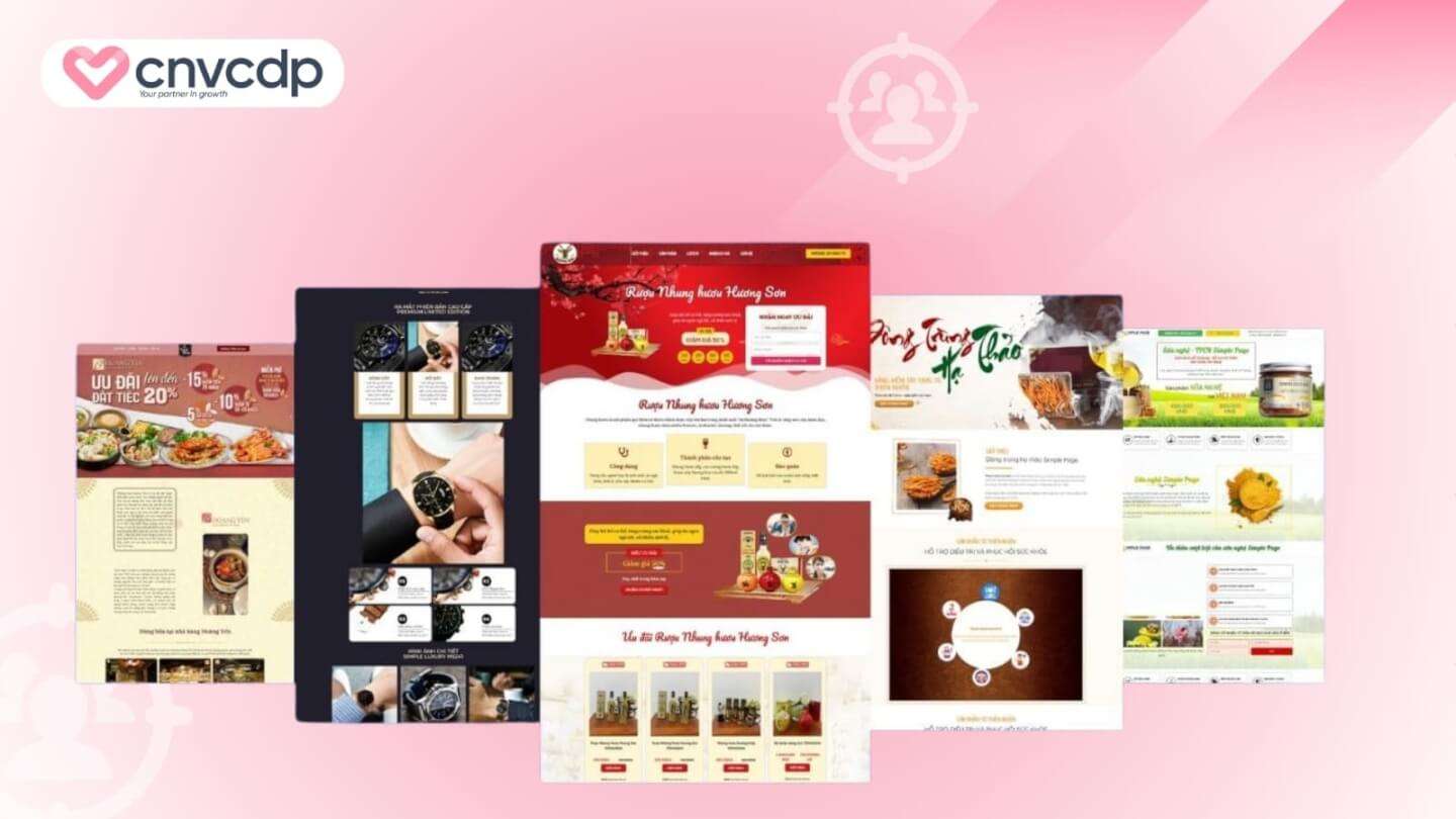 Mẫu Landing Page bán hàng đẹp, chuyên nghiệp, thu hút khách tiềm năng 5 Mau Landing Page ban hang cho shop Online