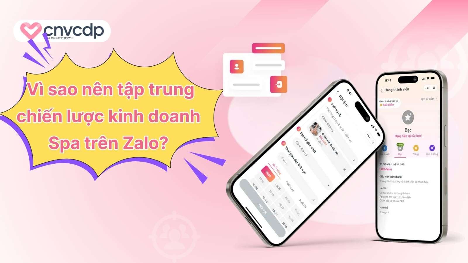 Vi sao nen tap trung chien luoc kinh doanh Spa tren Zalo