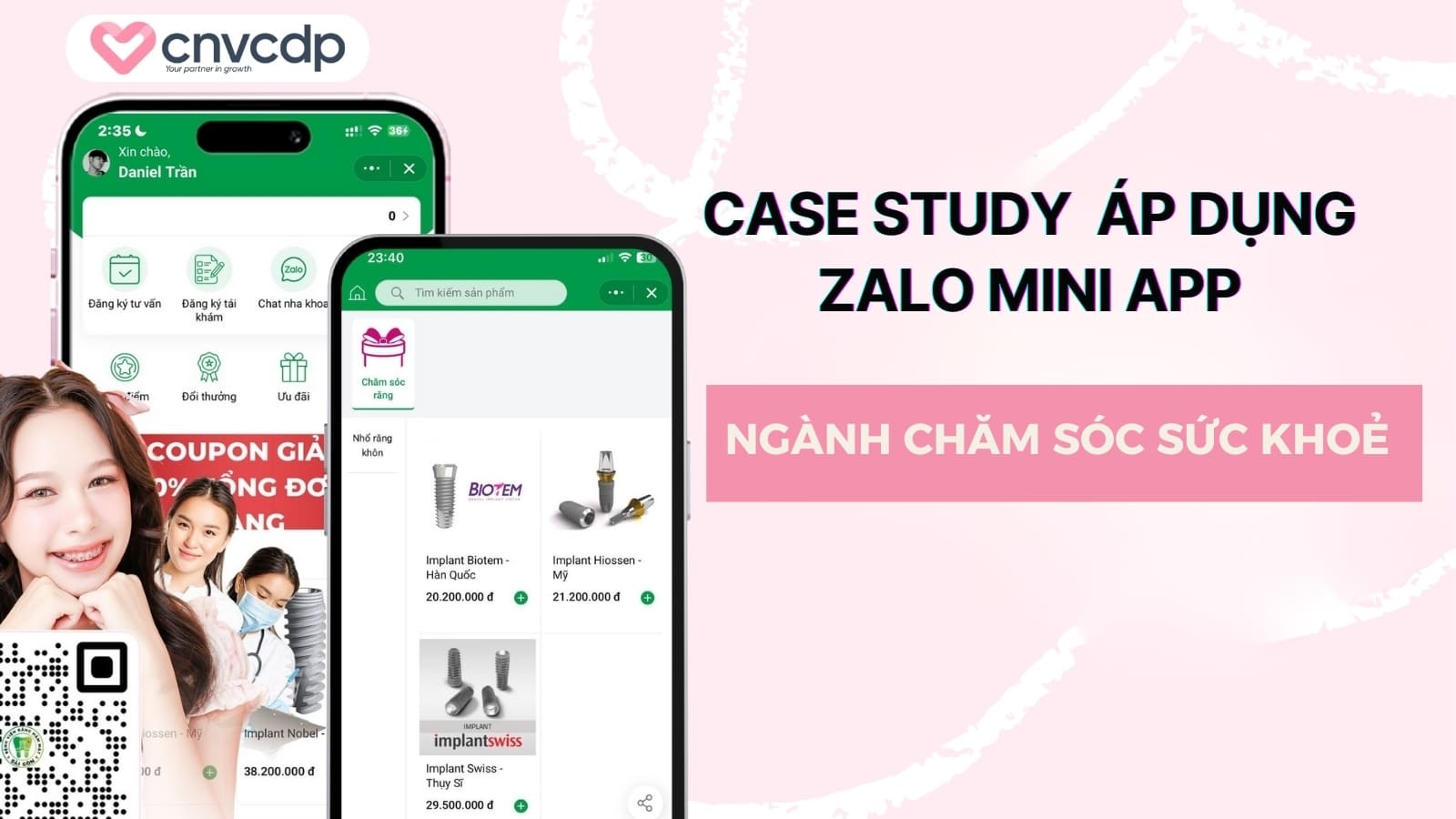 Case Study Thanh cong thuc te tu nganh cham soc suc khoe