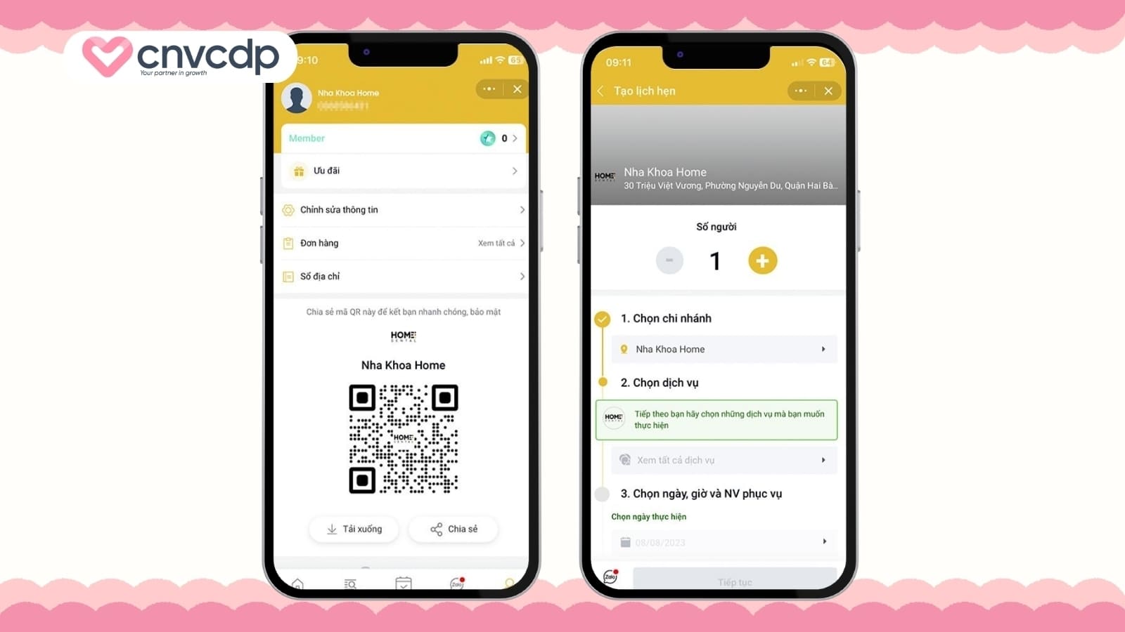 Dat lich va Thanh toan vien phi lien mach