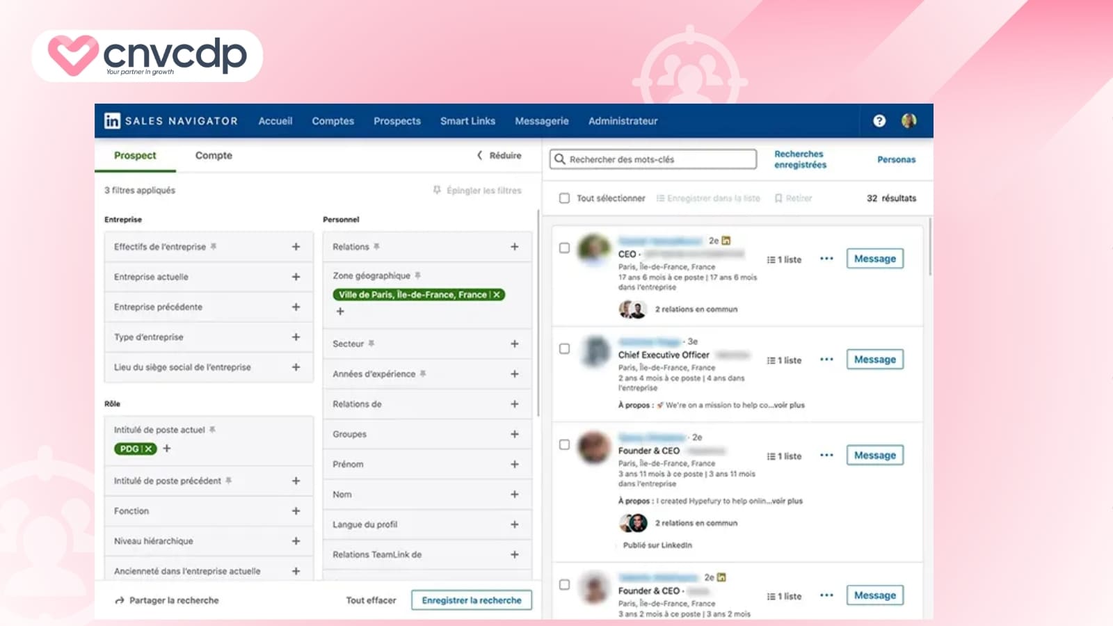 Top 11+ công cụ tìm kiếm khách hàng tiềm năng hiệu quả và tốt nhất 2026 9 LinkedIn Sales Navigator