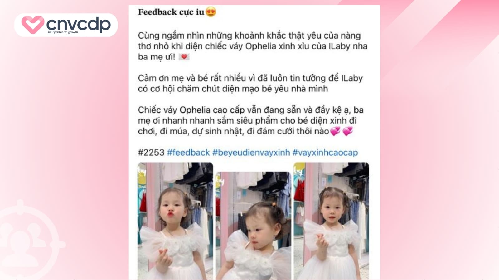 Tổng hợp 13+ mẫu content feedback khách hàng hiệu quả, dễ áp dụng 9 Mau content Feedback me va be