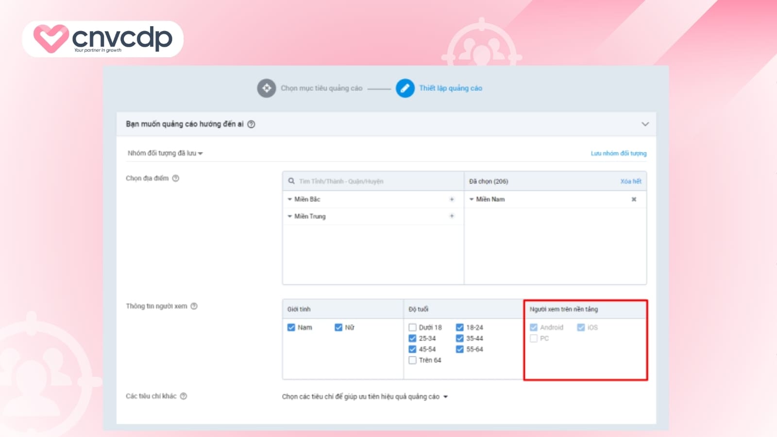 Quảng cáo Display Zalo là gì? Chiến lược chạy hiệu quả cho doanh nghiệp 8 Nham muc tieu