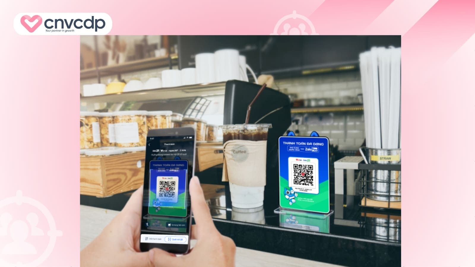 Quet ma QR tai quay tai cua hang