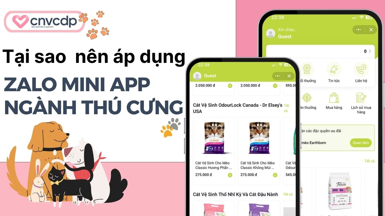 Tai sao Zalo Mini App la Manh ghep hoan hao cho nganh Thu cung