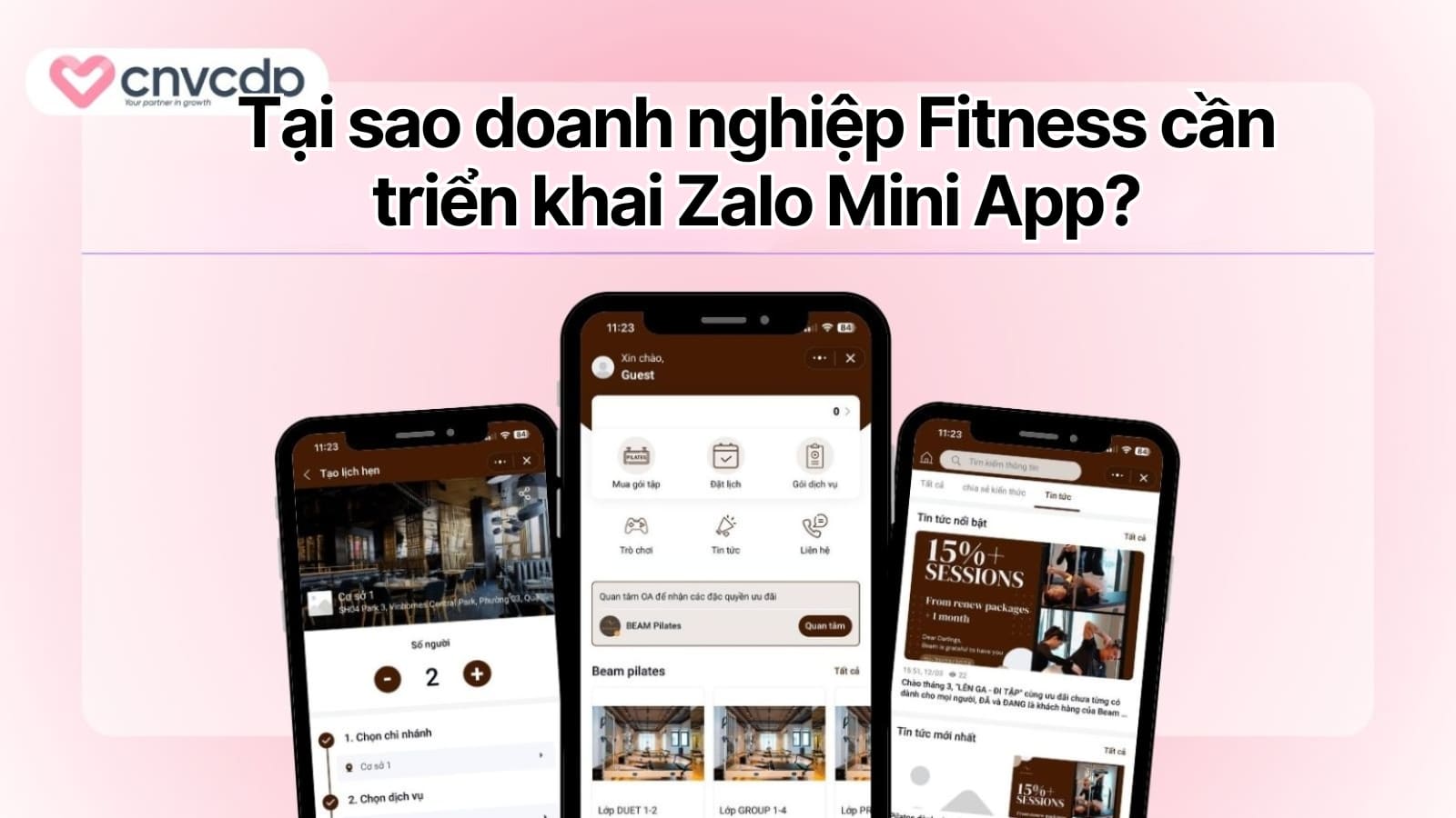 Tai sao doanh nghiep Fitness can trien khai Zalo Mini App