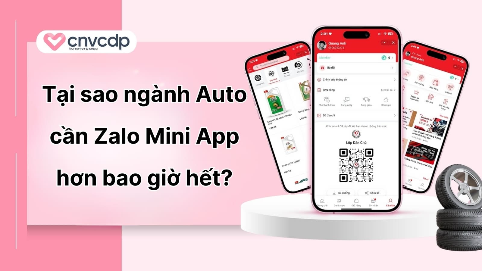 Tai sao nganh Auto can Zalo Mini App hon bao gio het