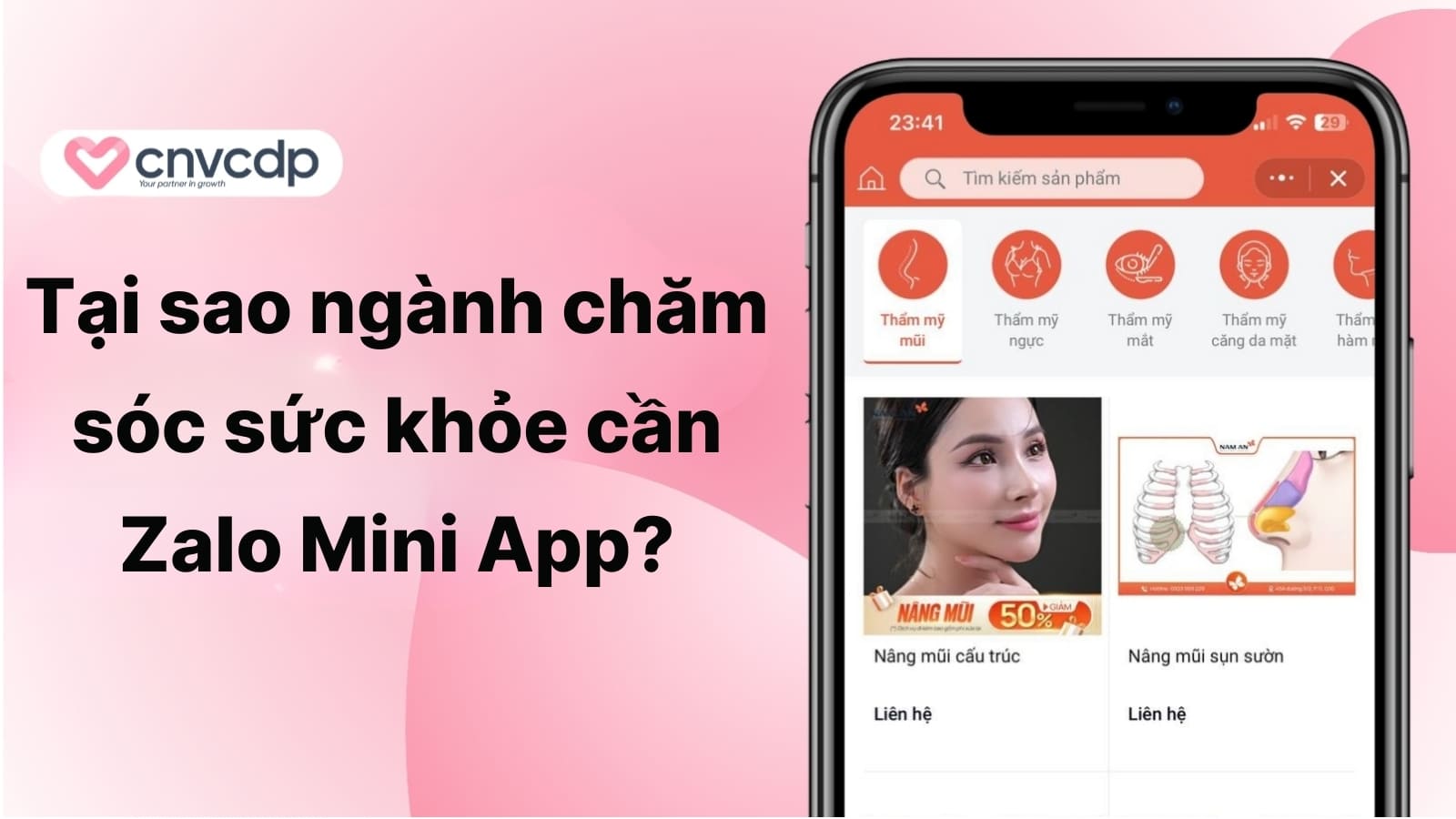 Tai sao nganh cham soc suc khoe can Zalo Mini App