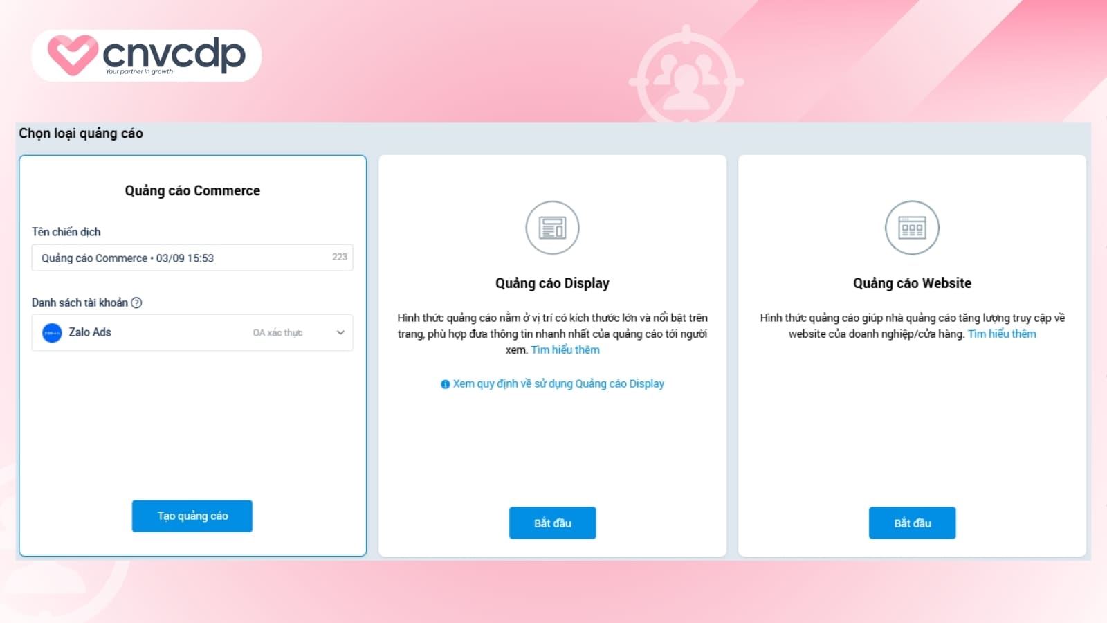 Thiet lap thong tin co ban
