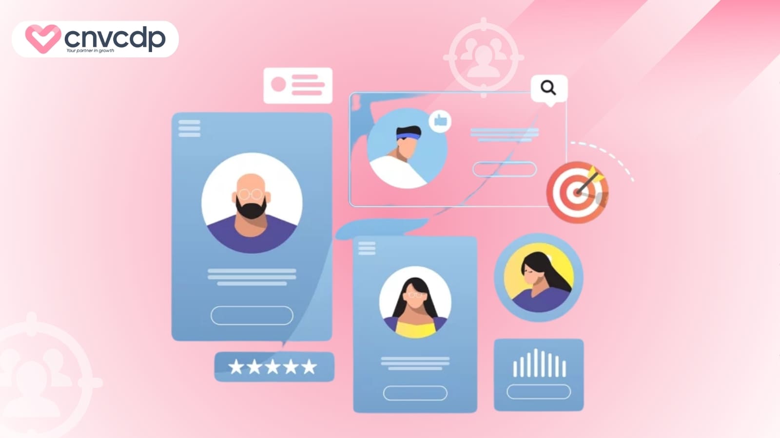 Điểm chạm khách hàng là gì? Bí quyết giữ chân khách đa kênh hiệu quả 7 Xac dinh chan dung khach hang muc tieu Buyer Persona