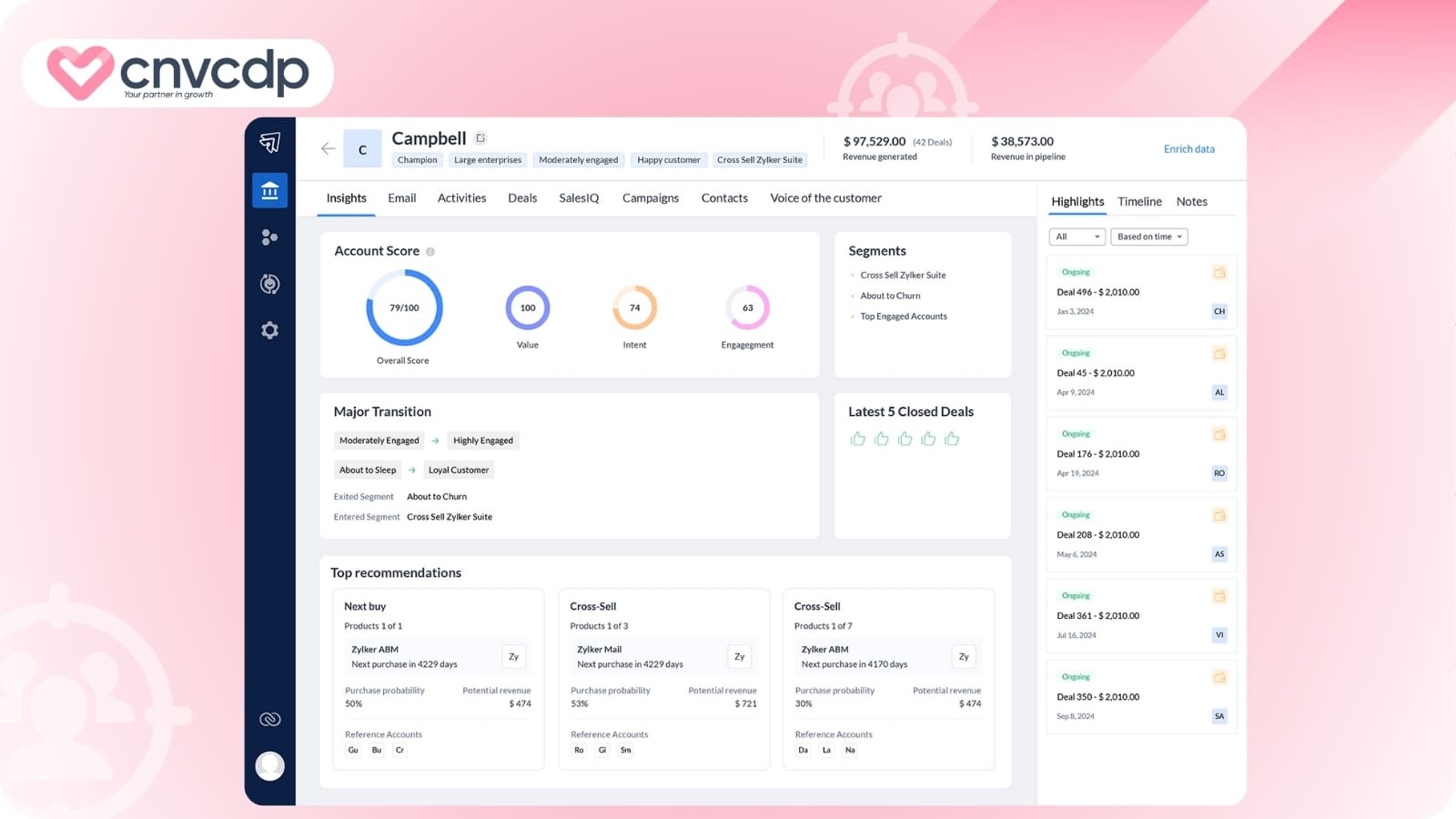 Zoho CRM Tuy bien cao cho moi loai hinh bat dong san