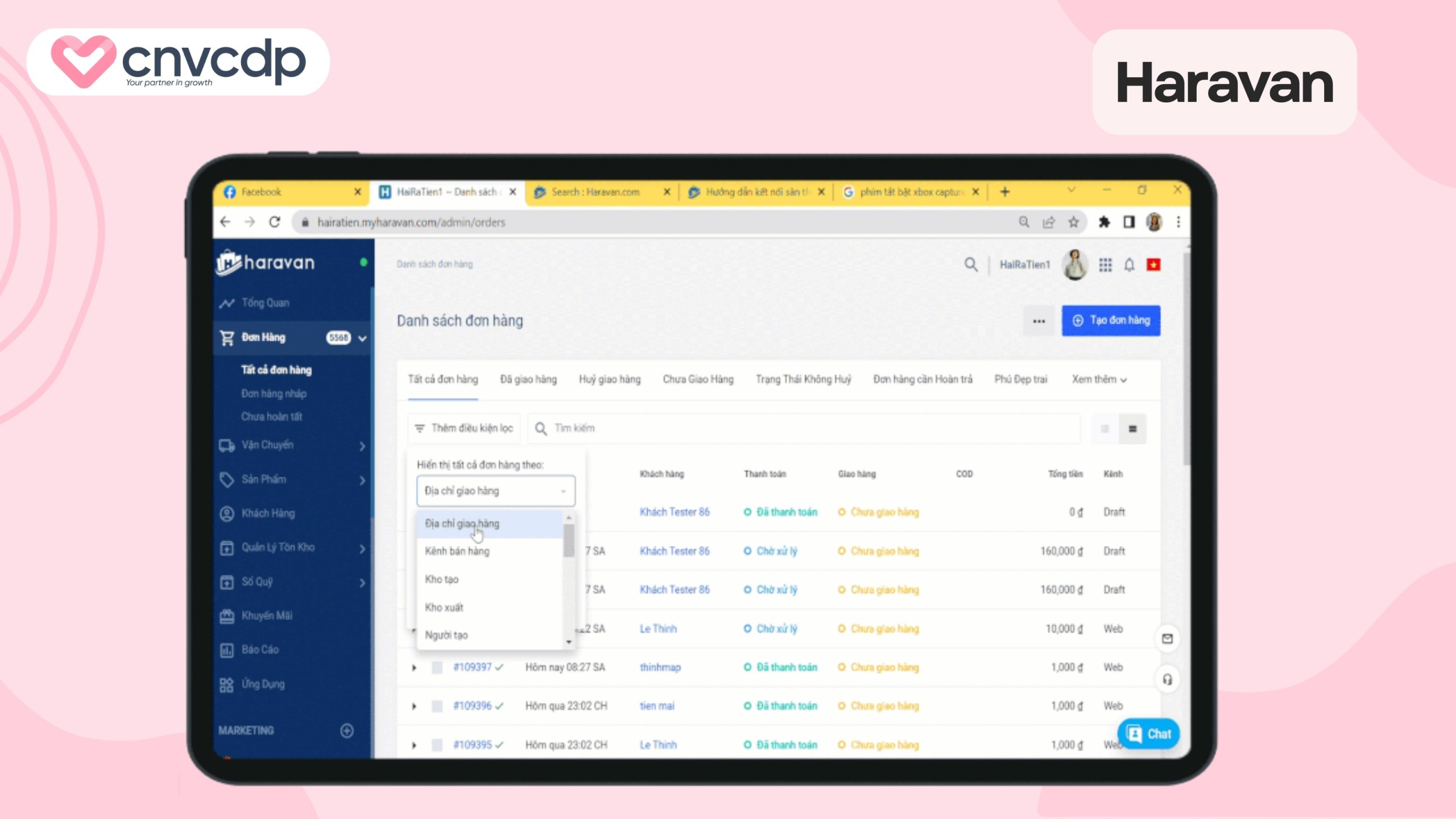 Tổng hợp 9 phần mềm quản lý đơn hàng hiệu quả nhất năm 2026 23 Phần mềm quản lý đơn hàng Haravan