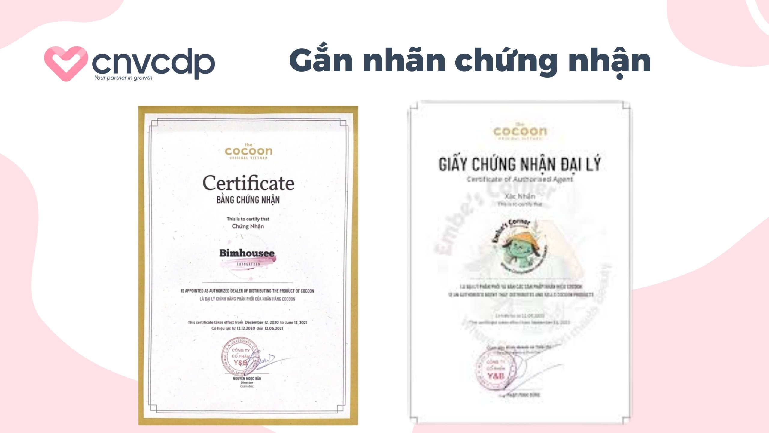 Gắn nhãn chứng nhận và giải thưởng uy tín