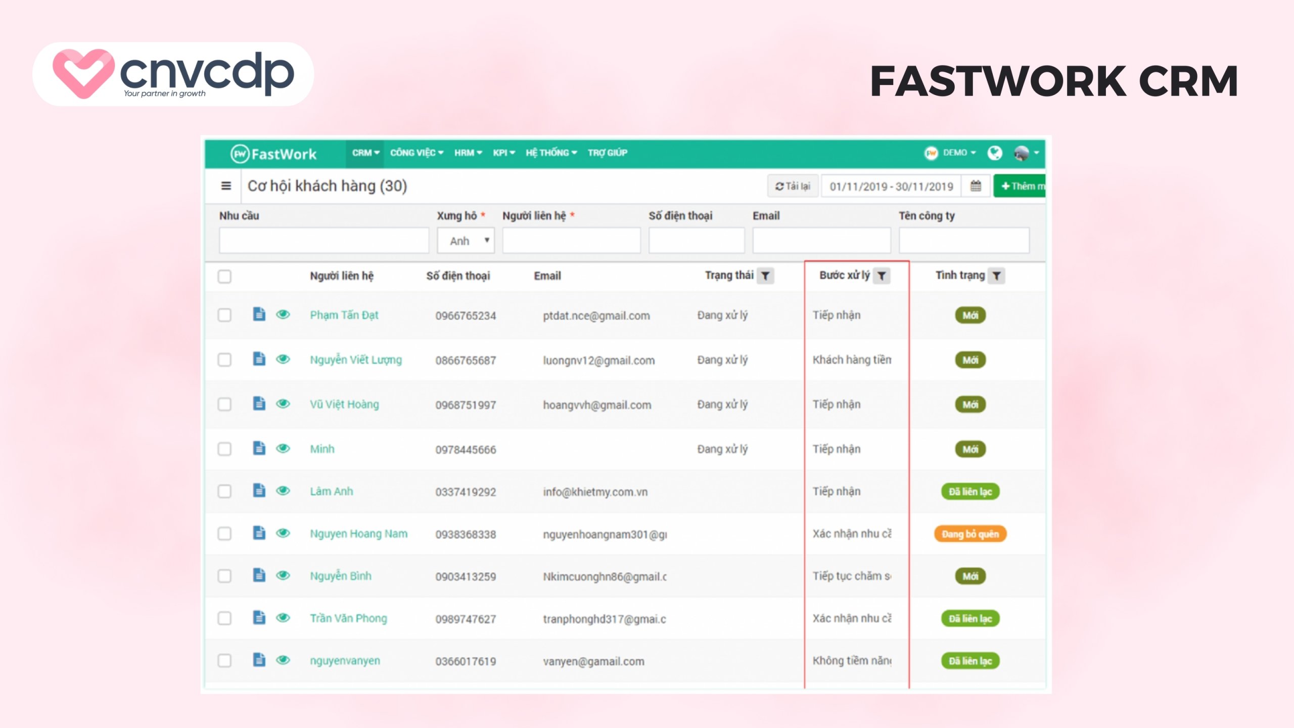 FastWork CRM 
