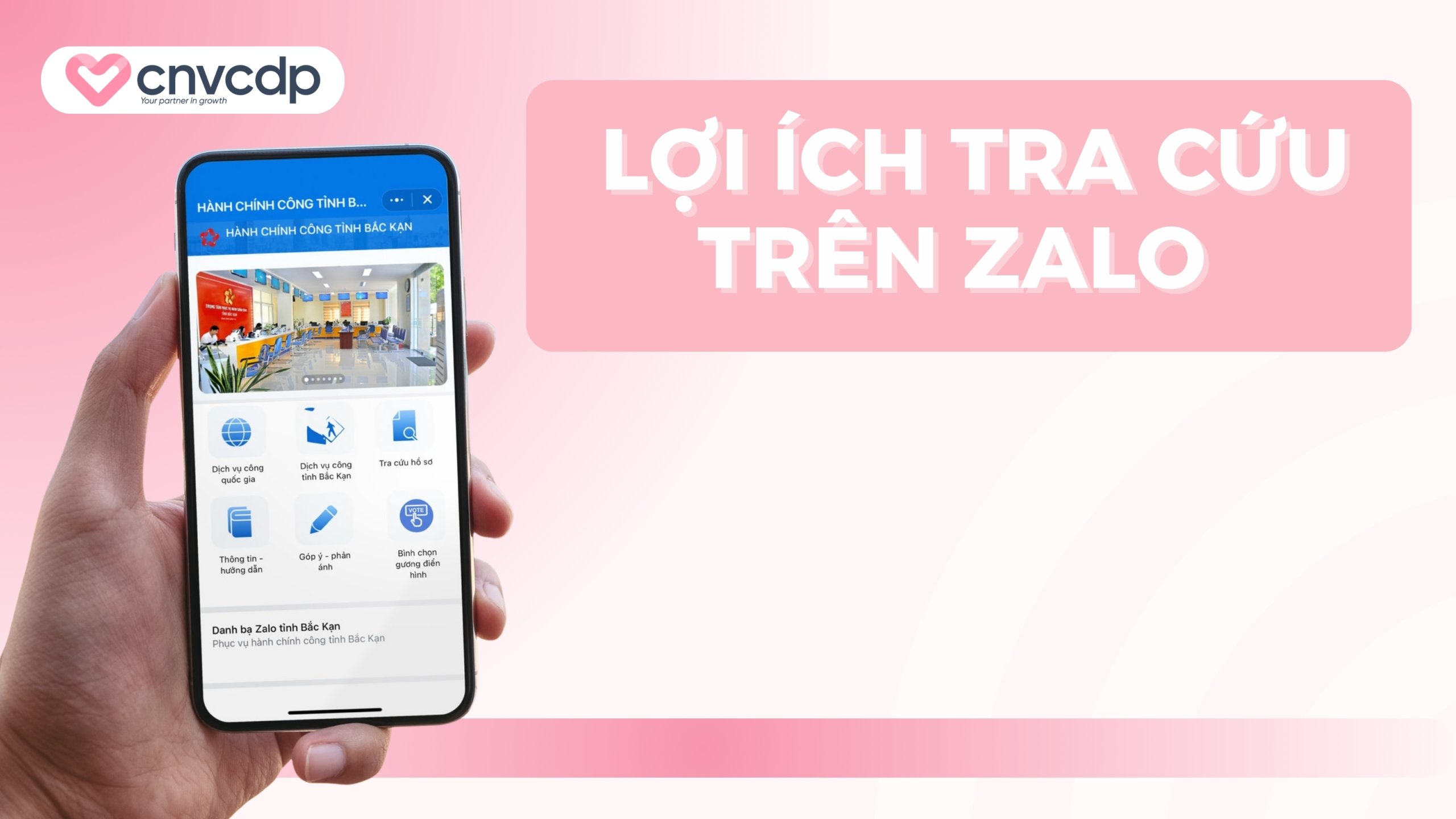 Ứng dụng và hướng dẫn tra cứu thủ tục hành chính trên Zalo 4 Lợi ích khi tra cứu thủ tục hành chính trên Zalo