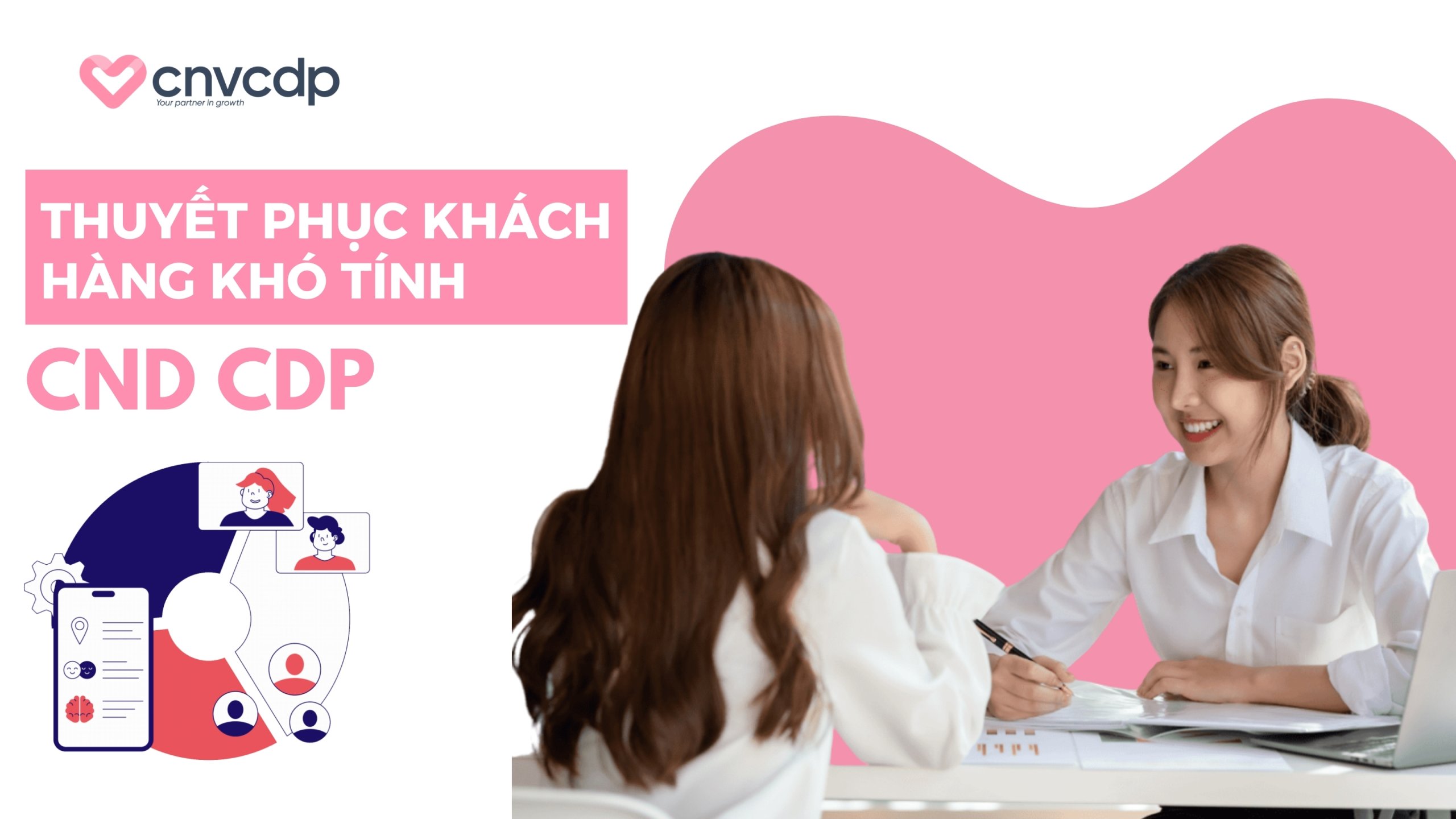 Quy trình thuyết phục khách hàng khó tính của CNV CDP  
