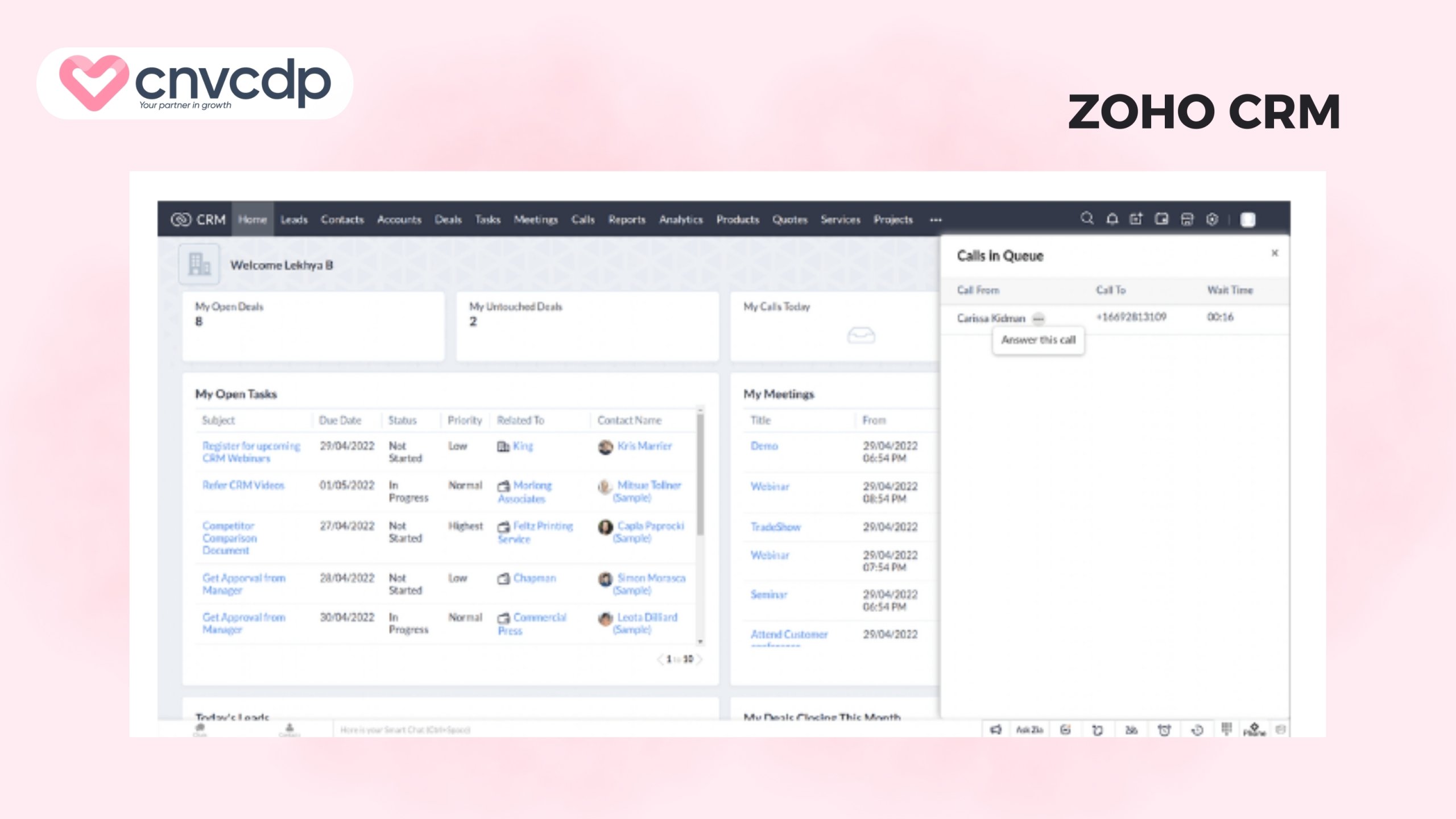 Zoho CRM 