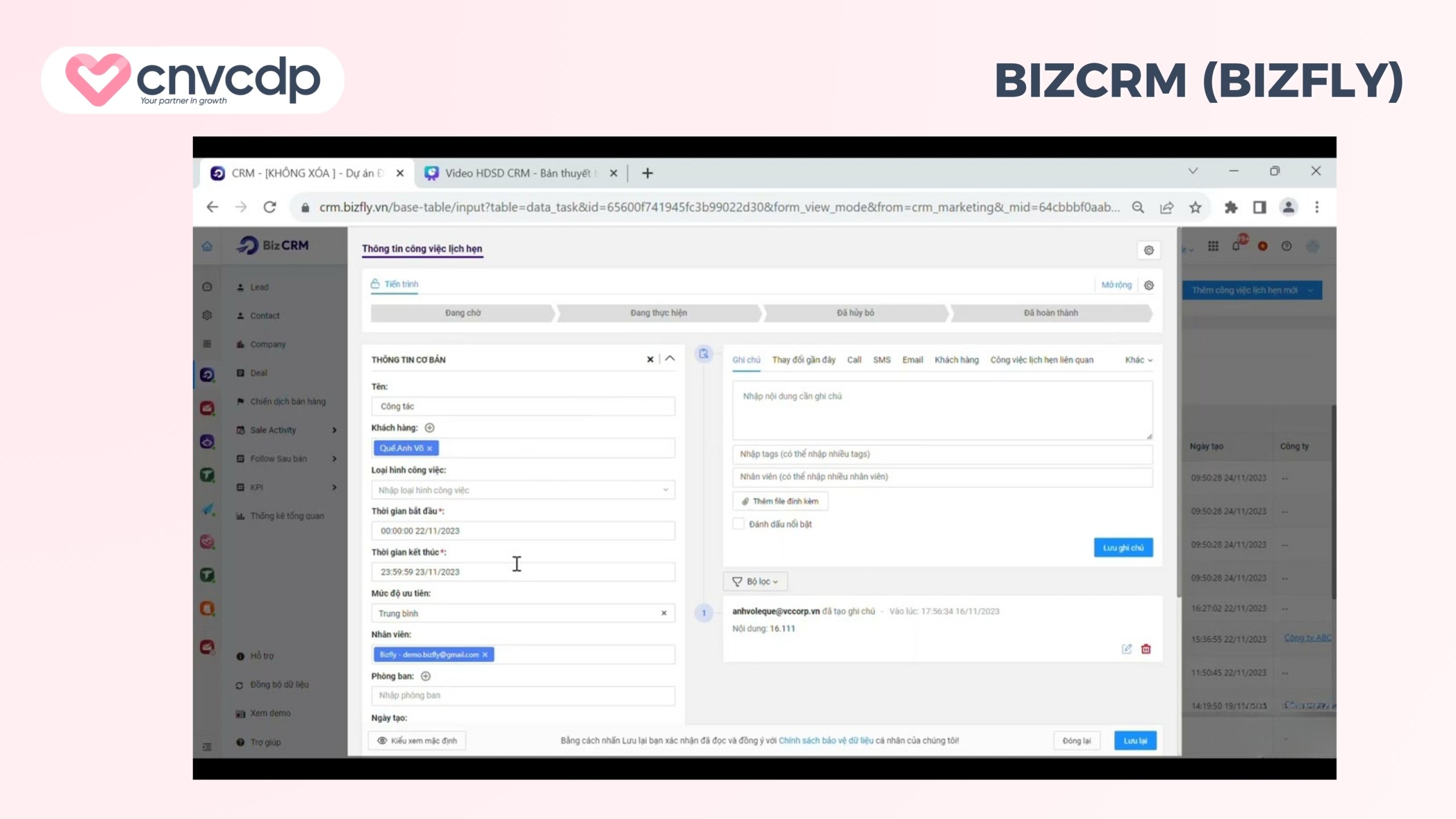 BizCRM (Bizfly) 