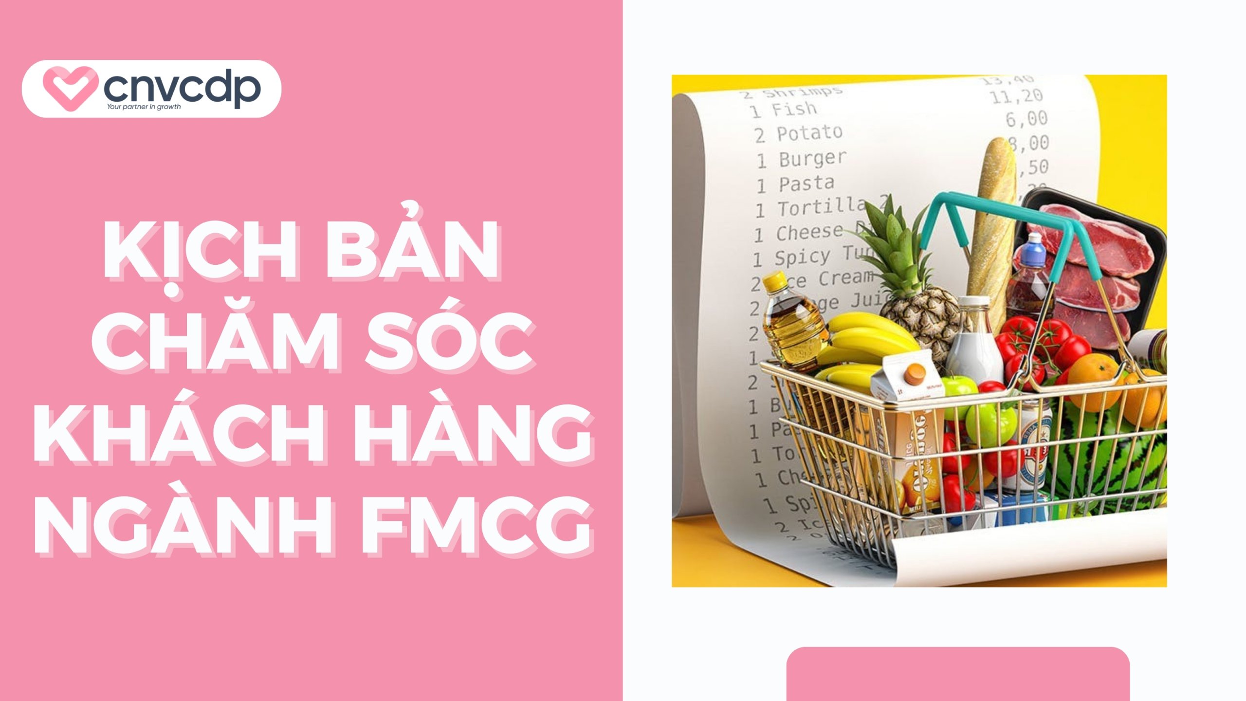 Các kịch bản chăm sóc khách hàng tự động ngành FMCG