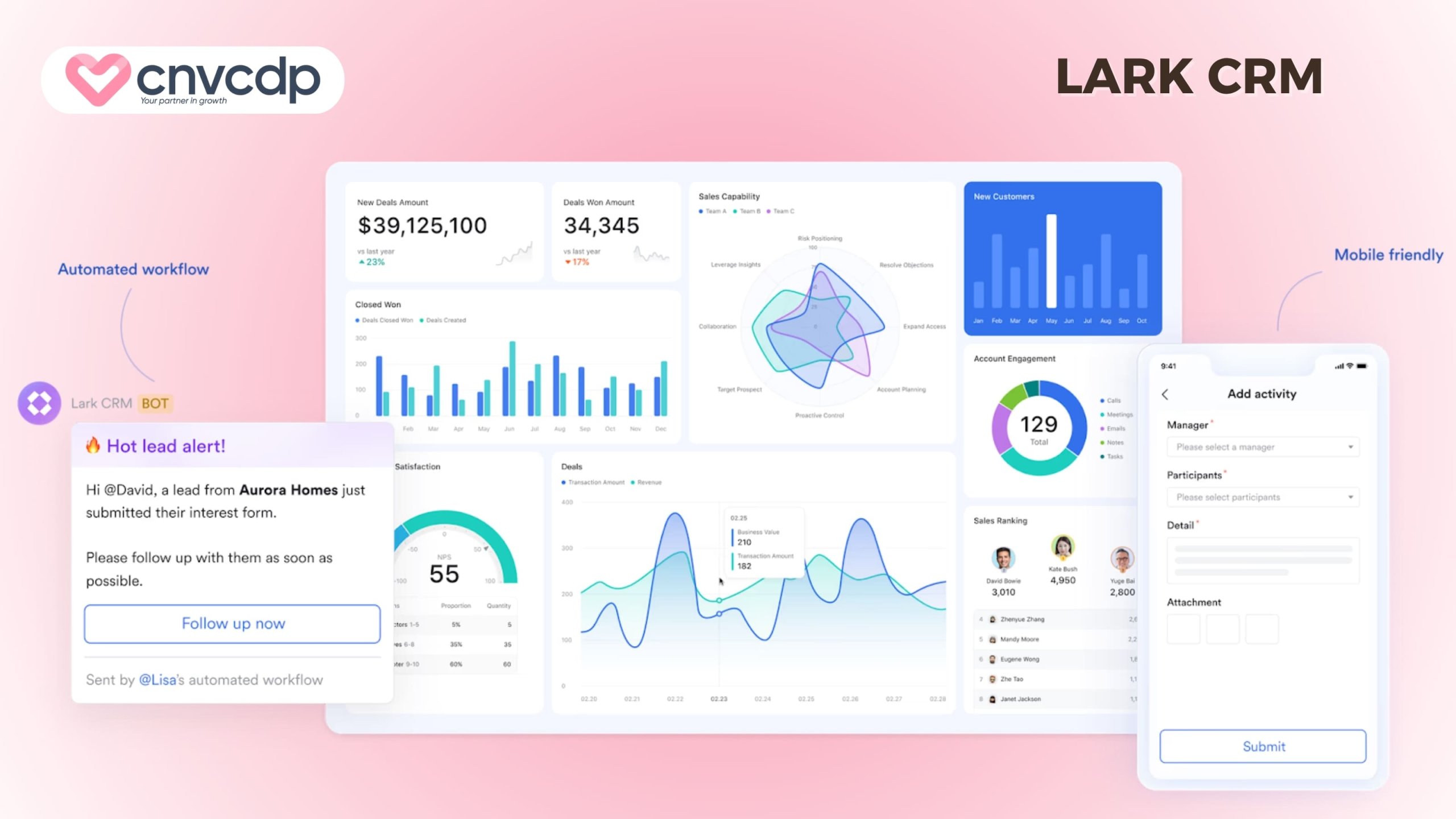11+ Phần mềm CRM du lịch, lữ hành tốt nhất cho doanh nghiệp 16 Lark CRM (Lark Base)