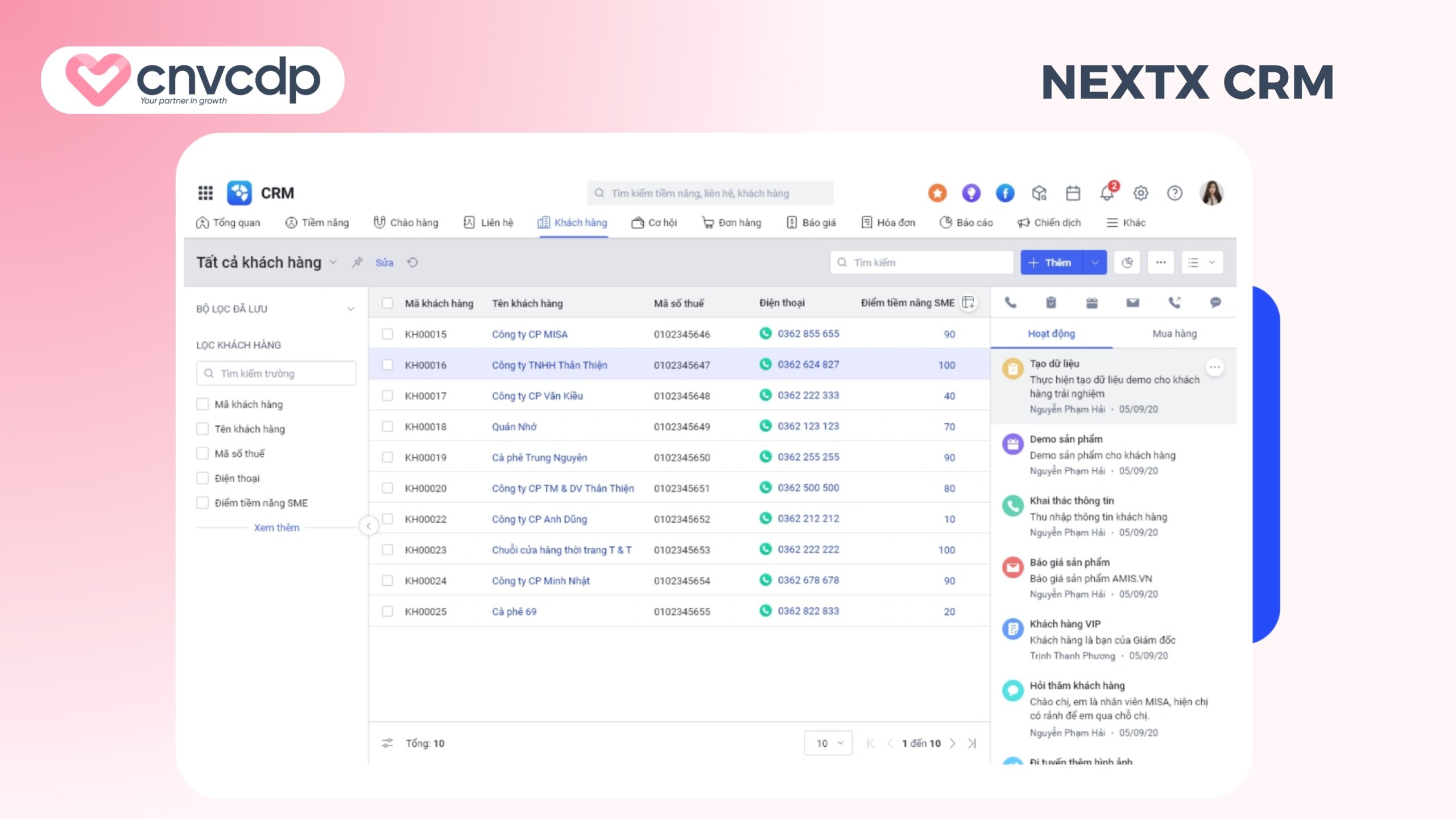Top 5 phần mềm CRM ngành thời trang hiệu quả nhất 2026 9 NextX CRM