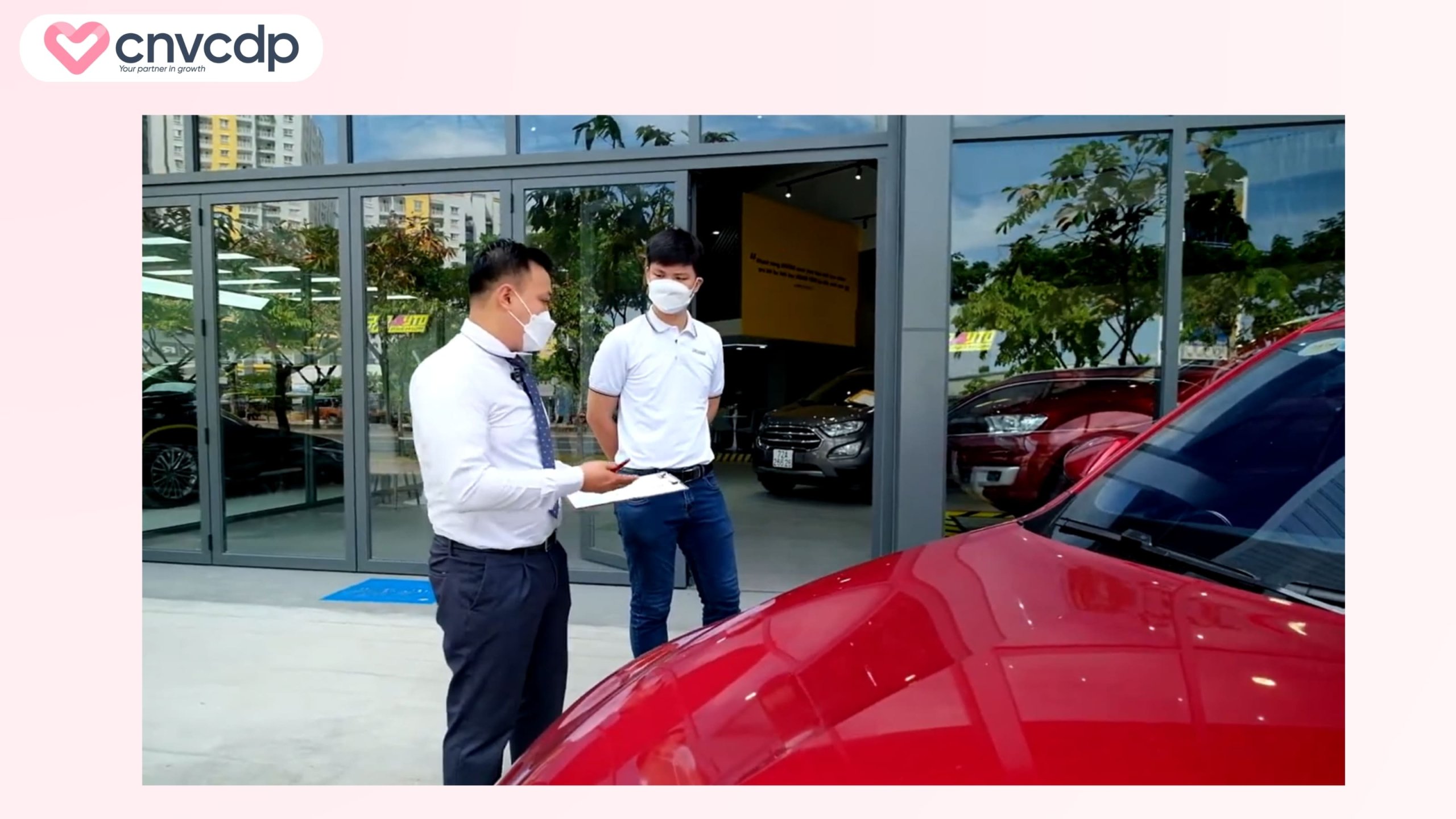 Nghiệm thu và bàn giao xe thực tế 
