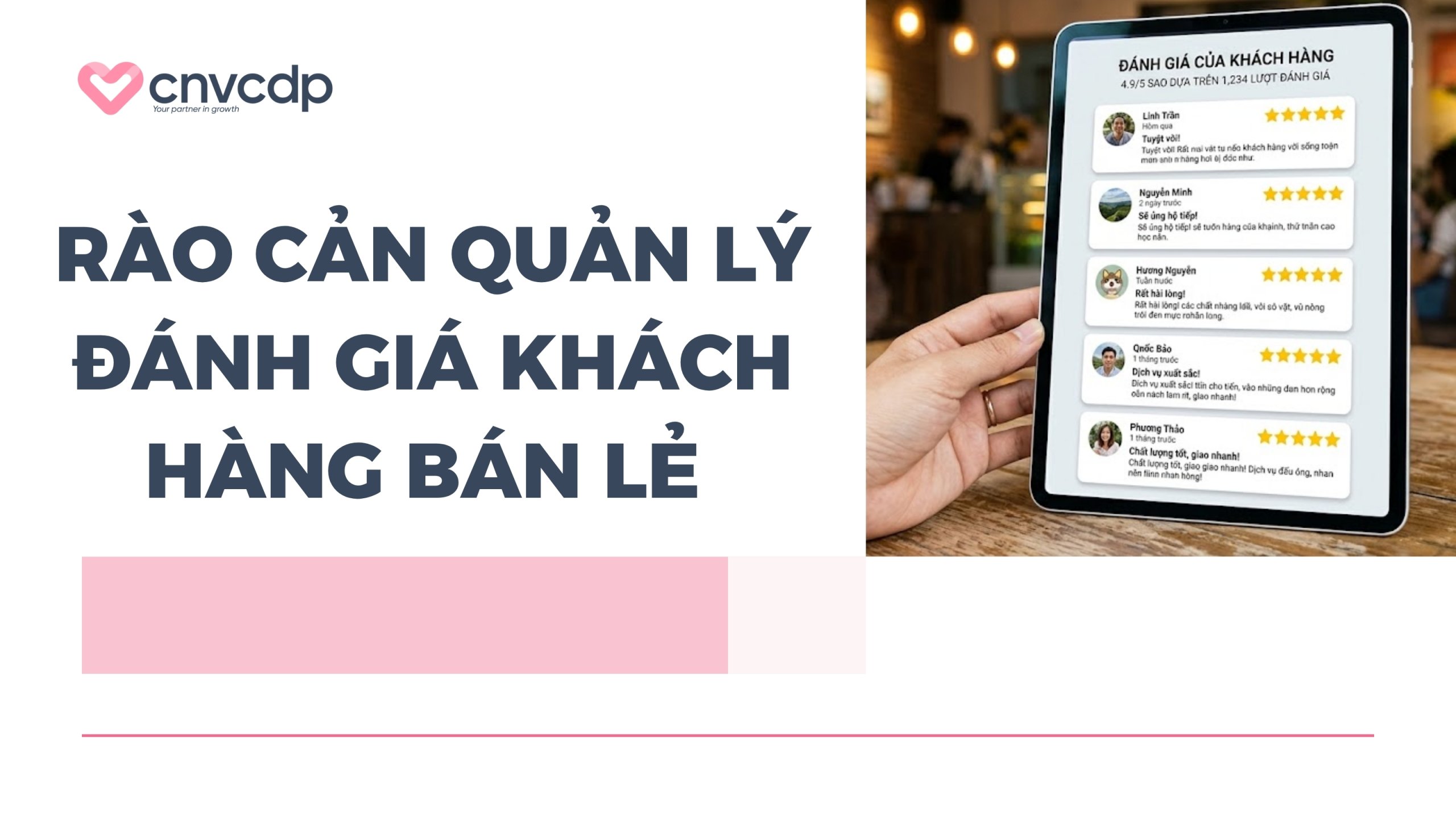 Rào cản quản lý đánh giá khách hàng bán lẻ đa kênh