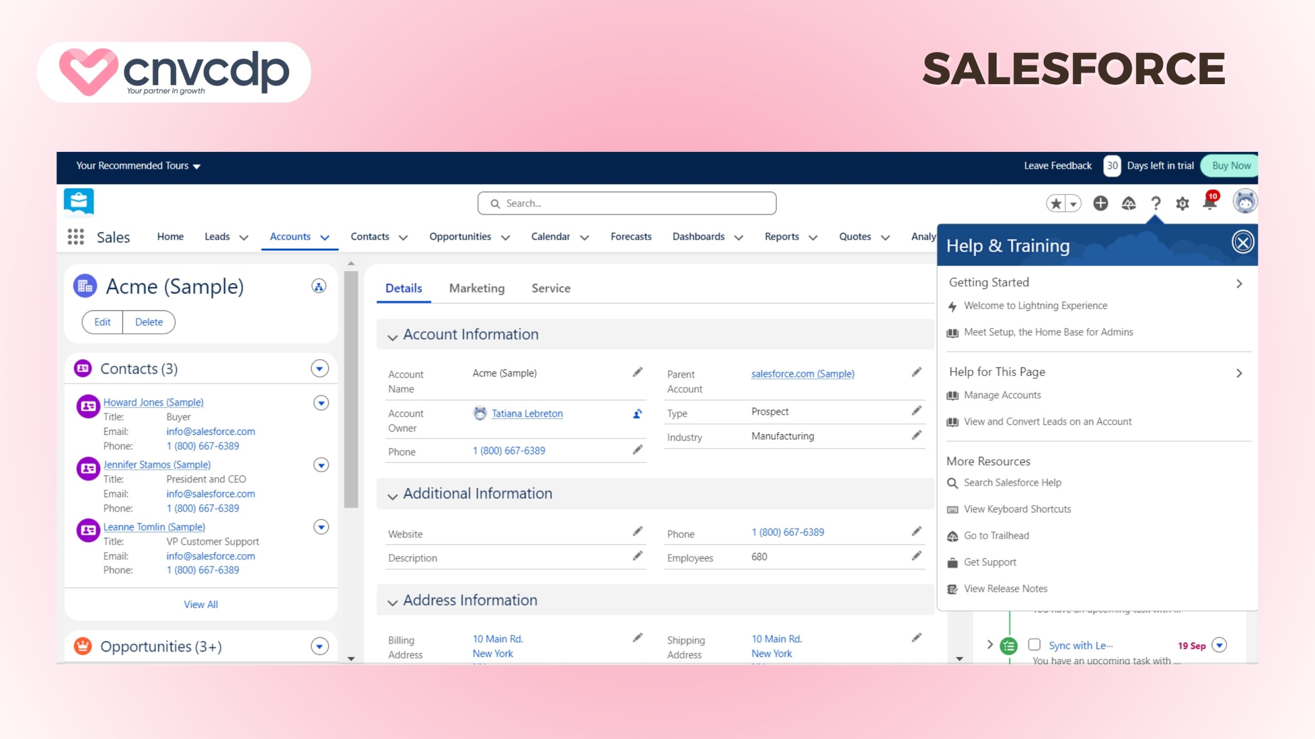 11+ Phần mềm CRM du lịch, lữ hành tốt nhất cho doanh nghiệp 17 Salesforce