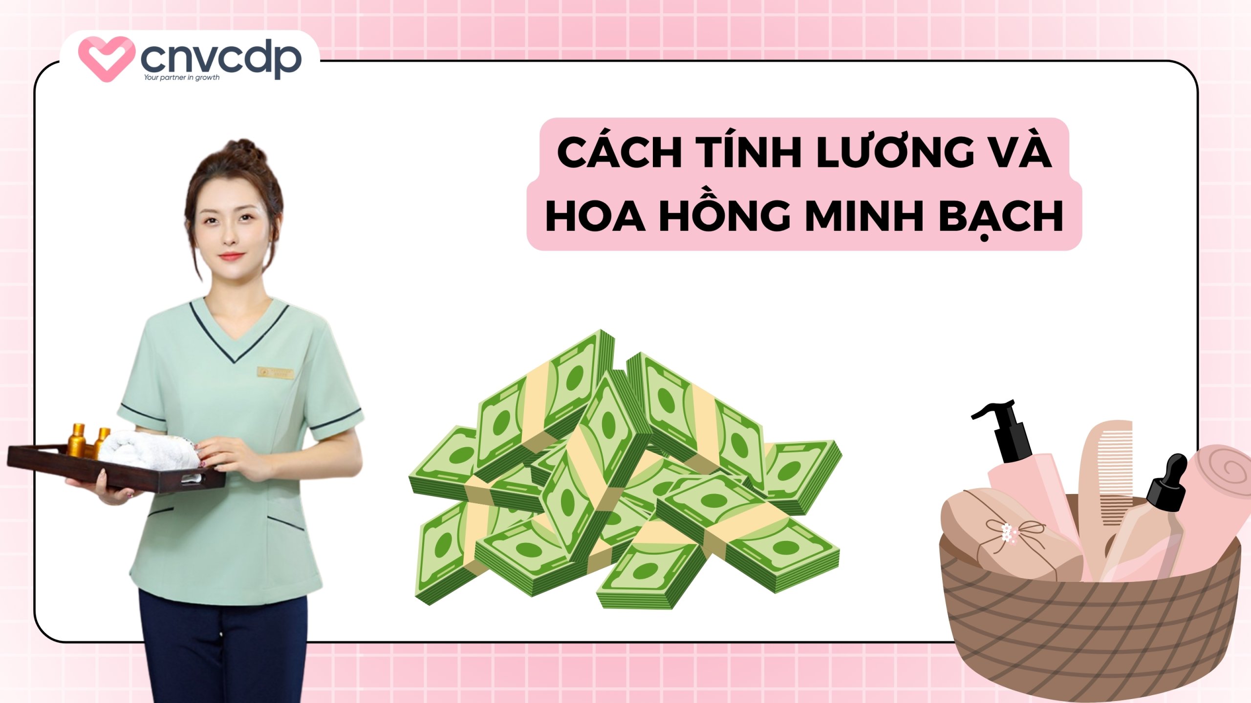 Cách tính lương và hoa hồng minh bạch cho nhân viên spa